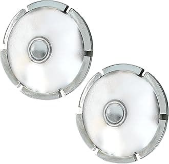 AllExtreme EXTBSAC Rear Suspension Plastic Chrome Axle Cap for Bullet Classic Electra and Standard 350cc and 500cc Motorcycles