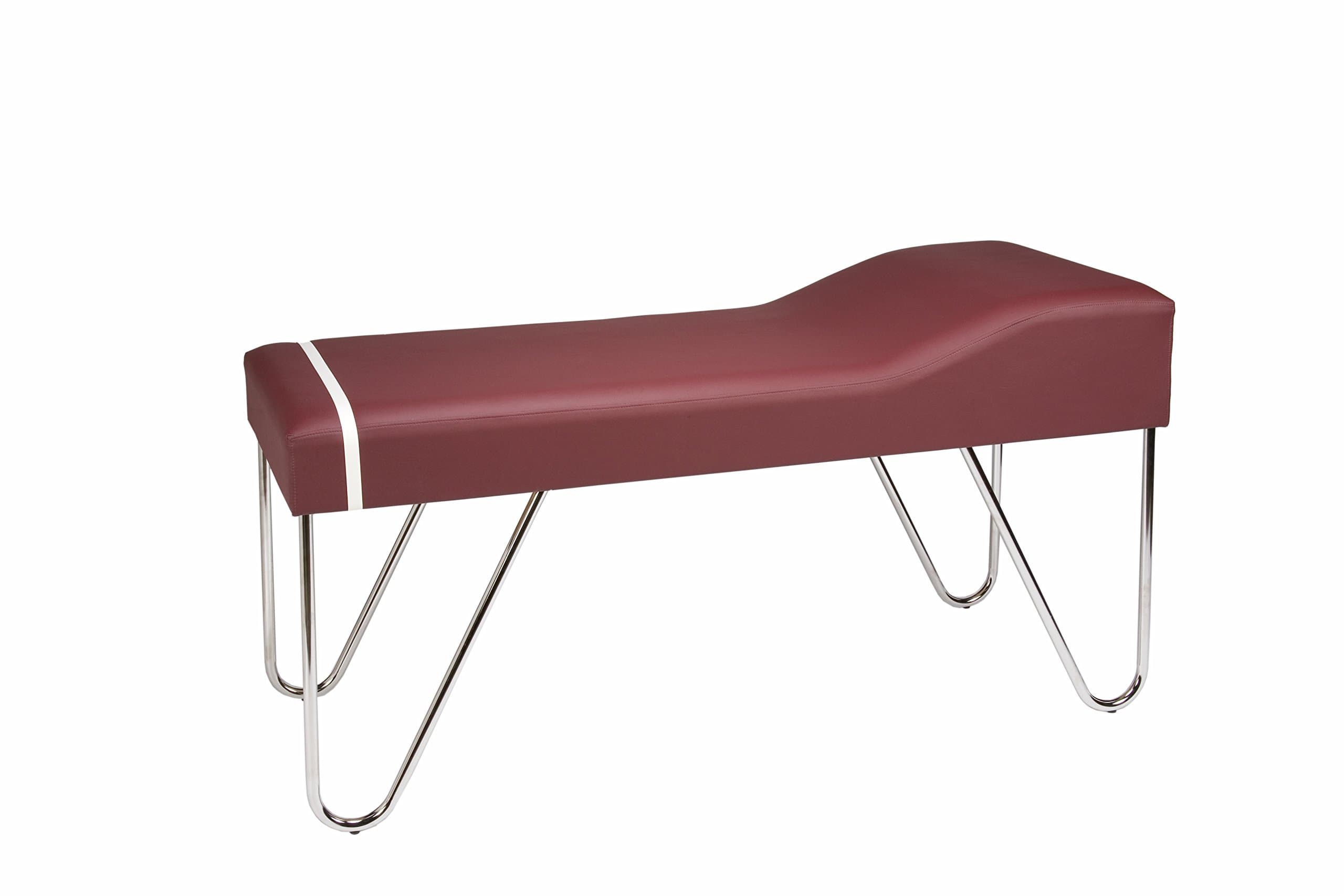 18-06 Recovery Couch Treatment Table, Shape, Burgandy