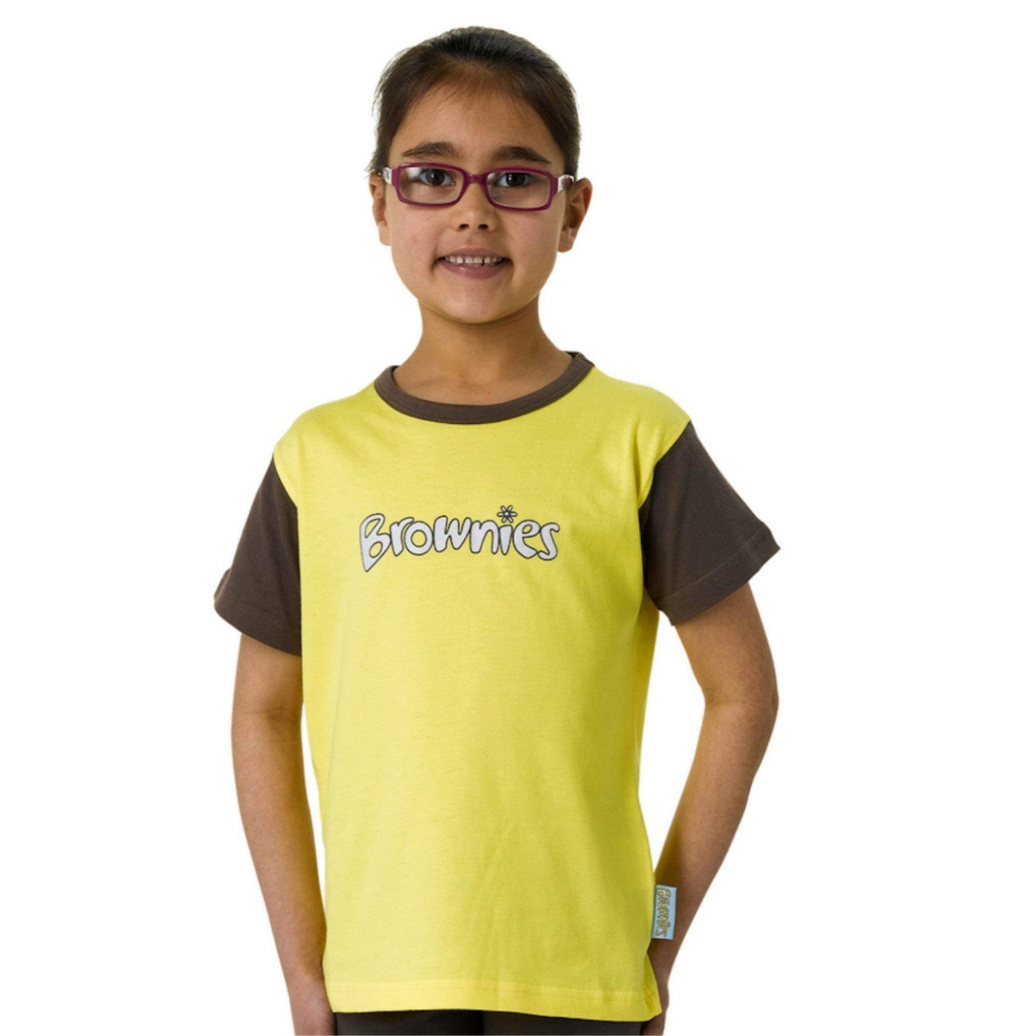 Official Brownies Guides Uniform Short Sleeve Tshirts Yellow