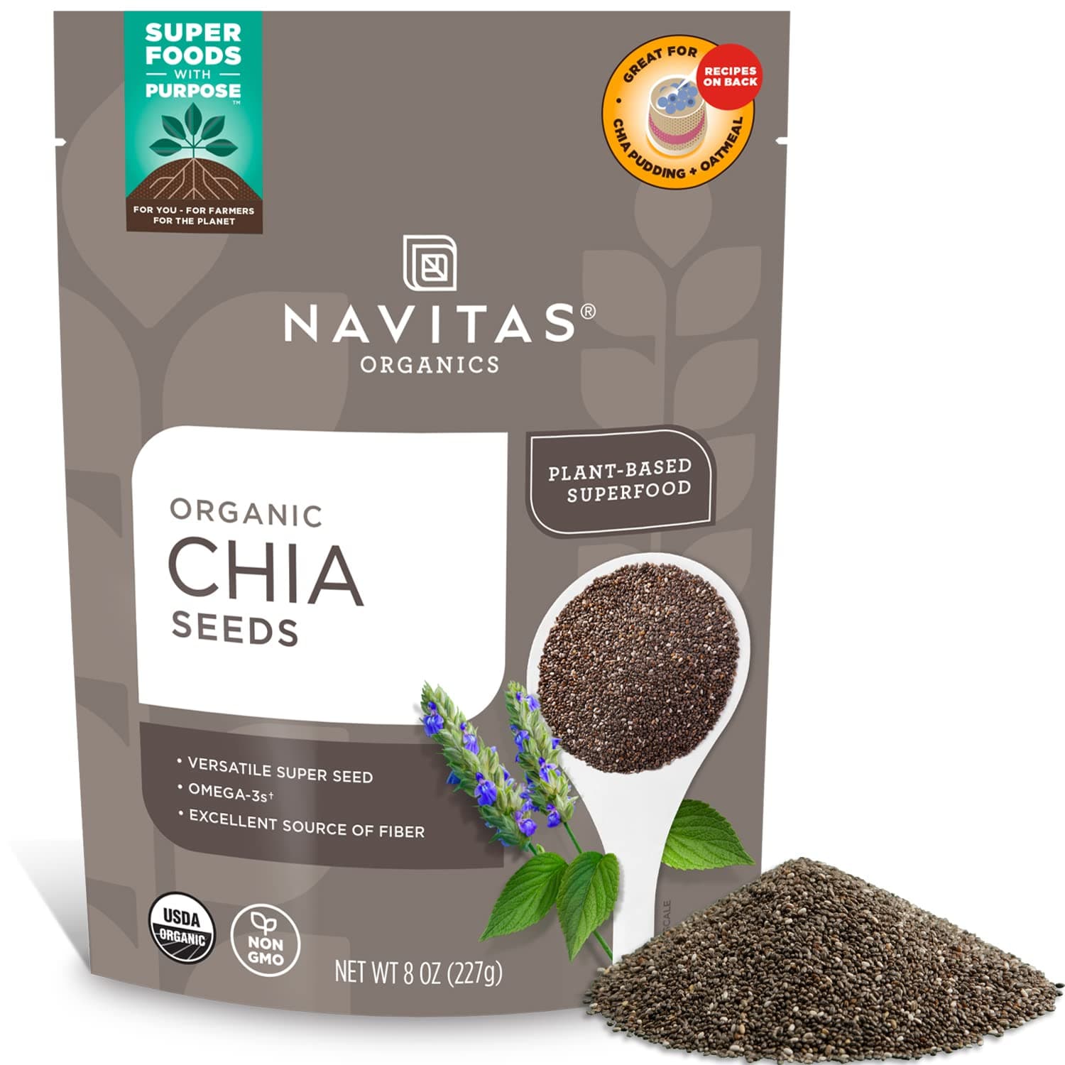 Navitas Organics - Organic Chia Seeds - 8oz