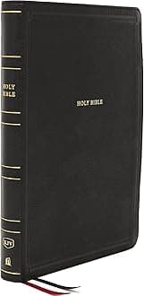 KJV Holy Bible, Giant Print Thinline Bible, Black Leathersoft, Thumb Indexed, Red Letter, Comfort Print: King James Version Imitation Leather – Large Print, 8 July 2020