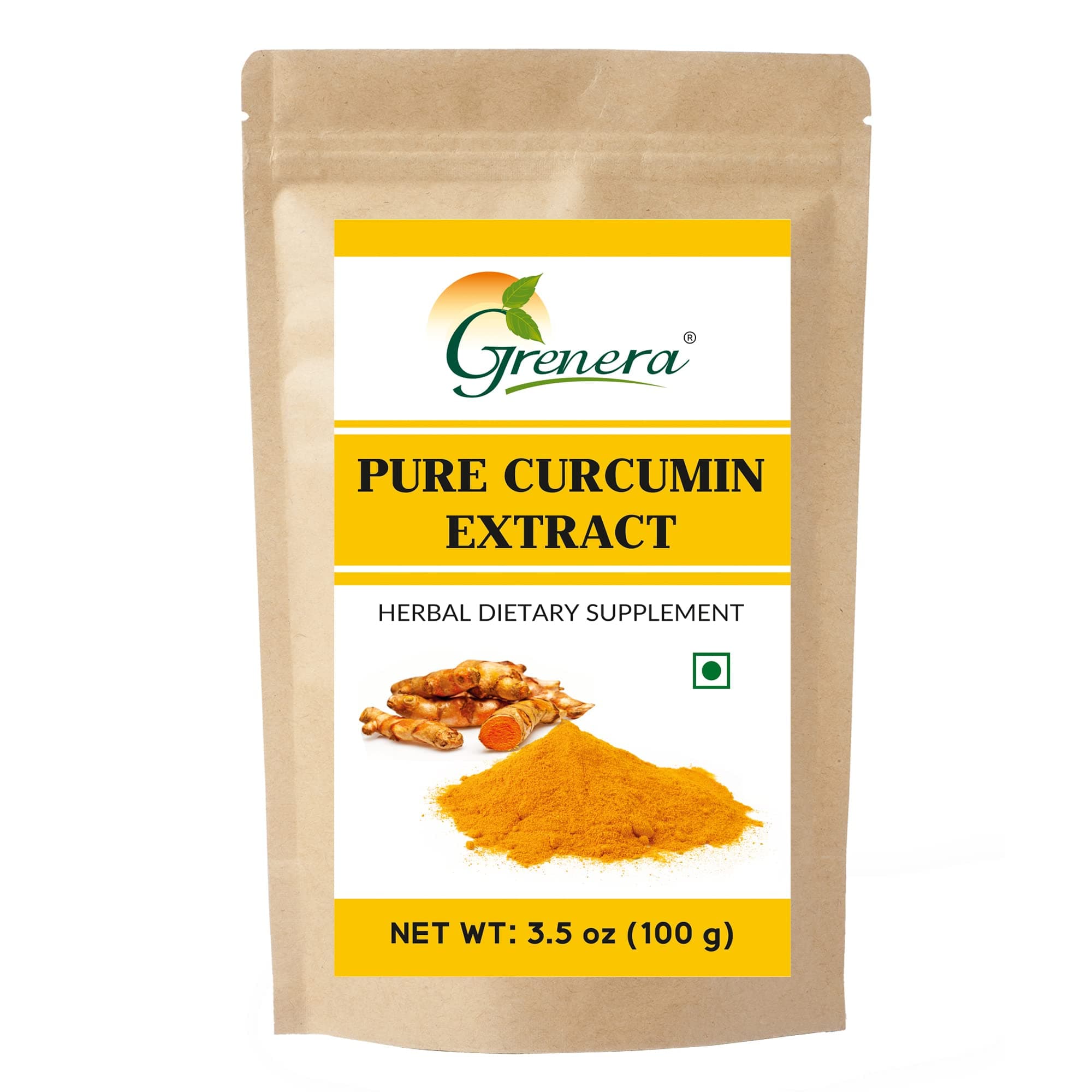 Pure Curcumin Extract Powder (Superior Turmeric Extract, 95% Curcuminoids) Immune & Joint Support, 100 grams