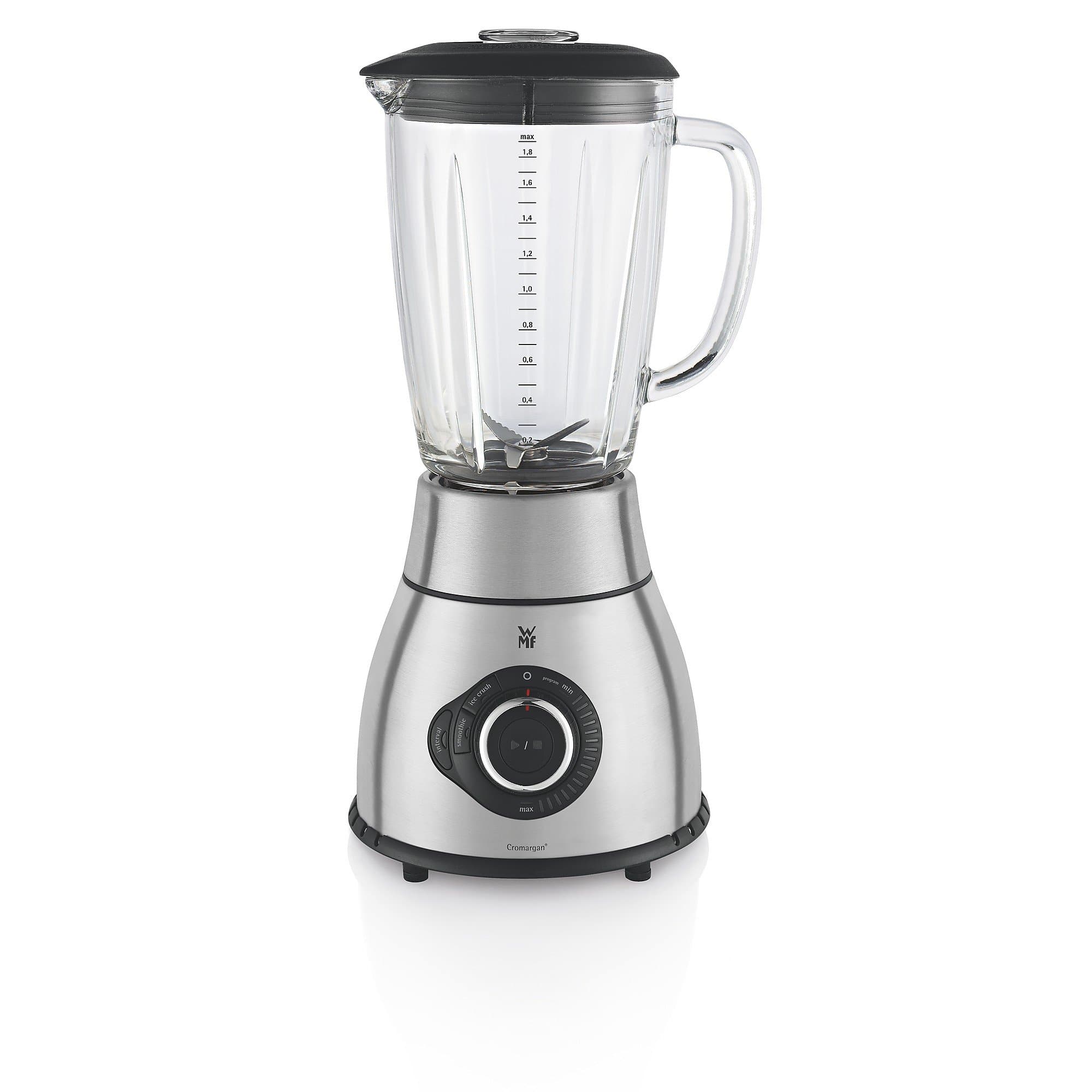 WMF blender, 1.8 liters, Grey - KULT Pro Power with 1400W, 16 speeds, BPA Free, Crushes ice, Smoothies, pureeing food, Modern design, Cromargan stainless steel, Dishwasher safe