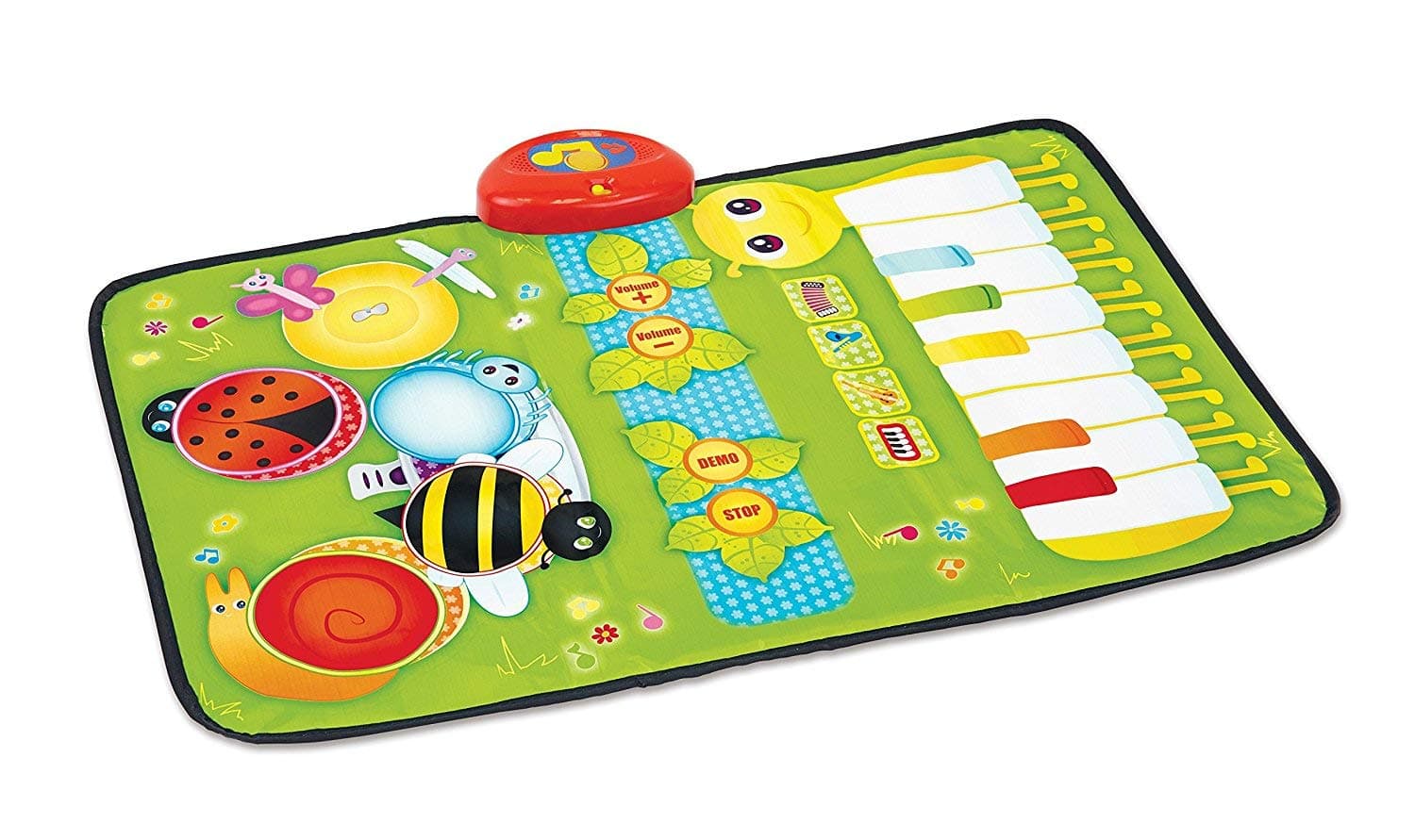 Kidoozie Cute Critters Music Mat - 2 in 1 Music Mat for Infants and Toddlers Ages 9-24 Months (G02536)