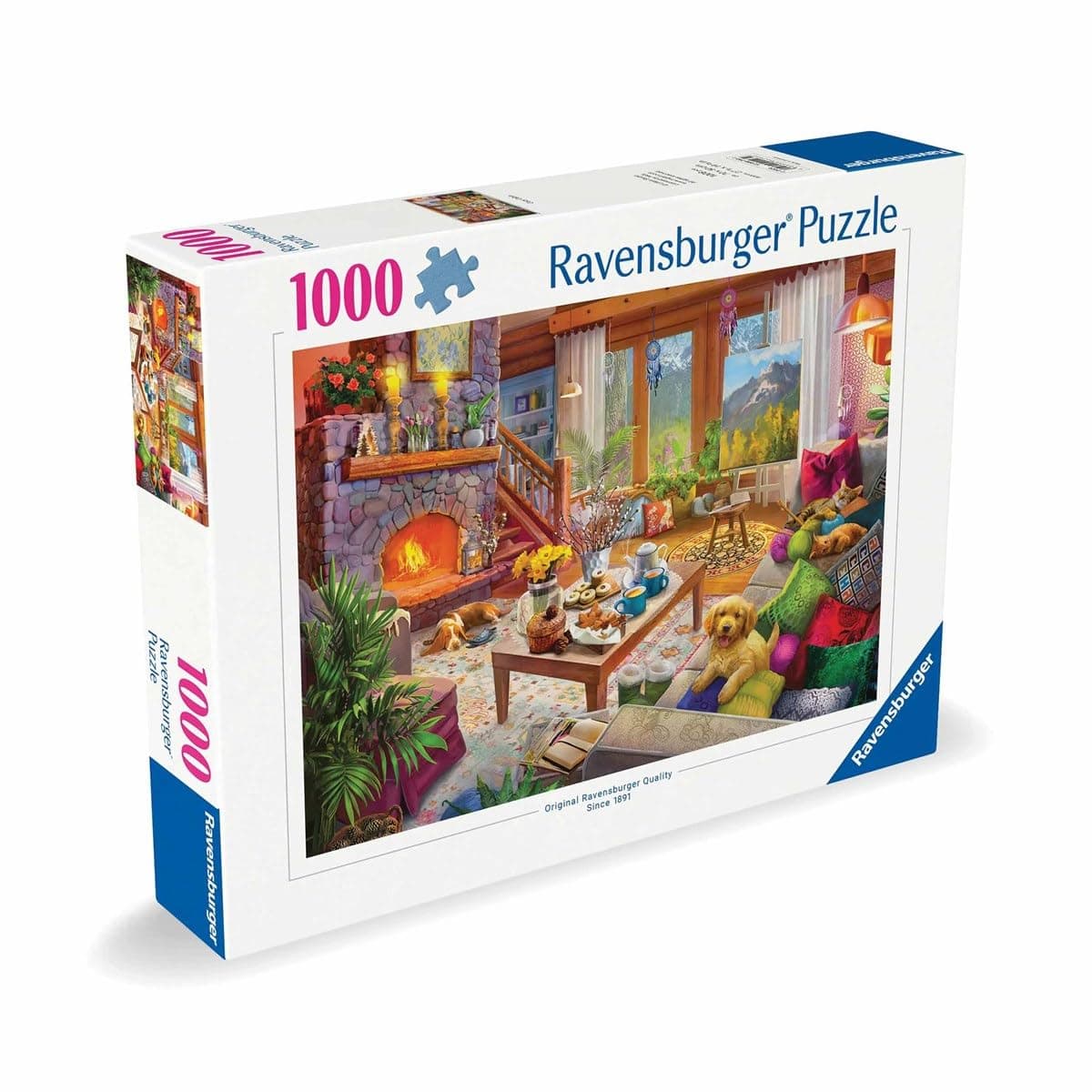 Cozy Cabin 1000 Piece Jigsaw Puzzle for Adults - 12000293 - Handcrafted Tooling, Made in Germany, Every Piece Fits Together Perfectly