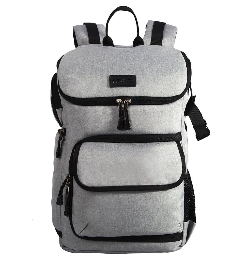 YuanWenDSLR Camera Backpack Oxford Large Capacity Front Open Waterproof Anti-shock SLR/DSLR Camera Rucksack Camera Travel Bag Professional Camera Bag