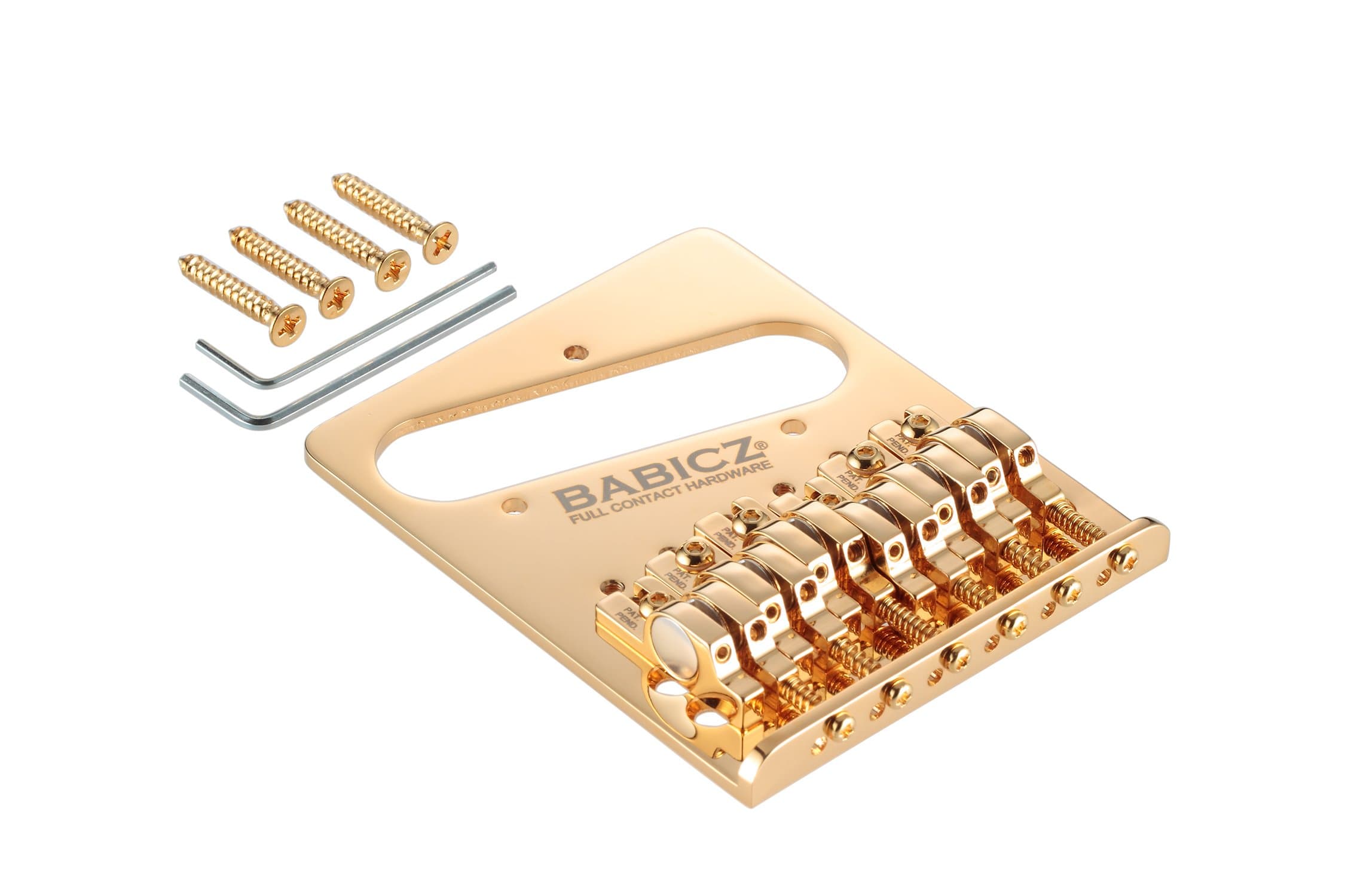 Full Contact Hardware Telecaster Bridge, Gold