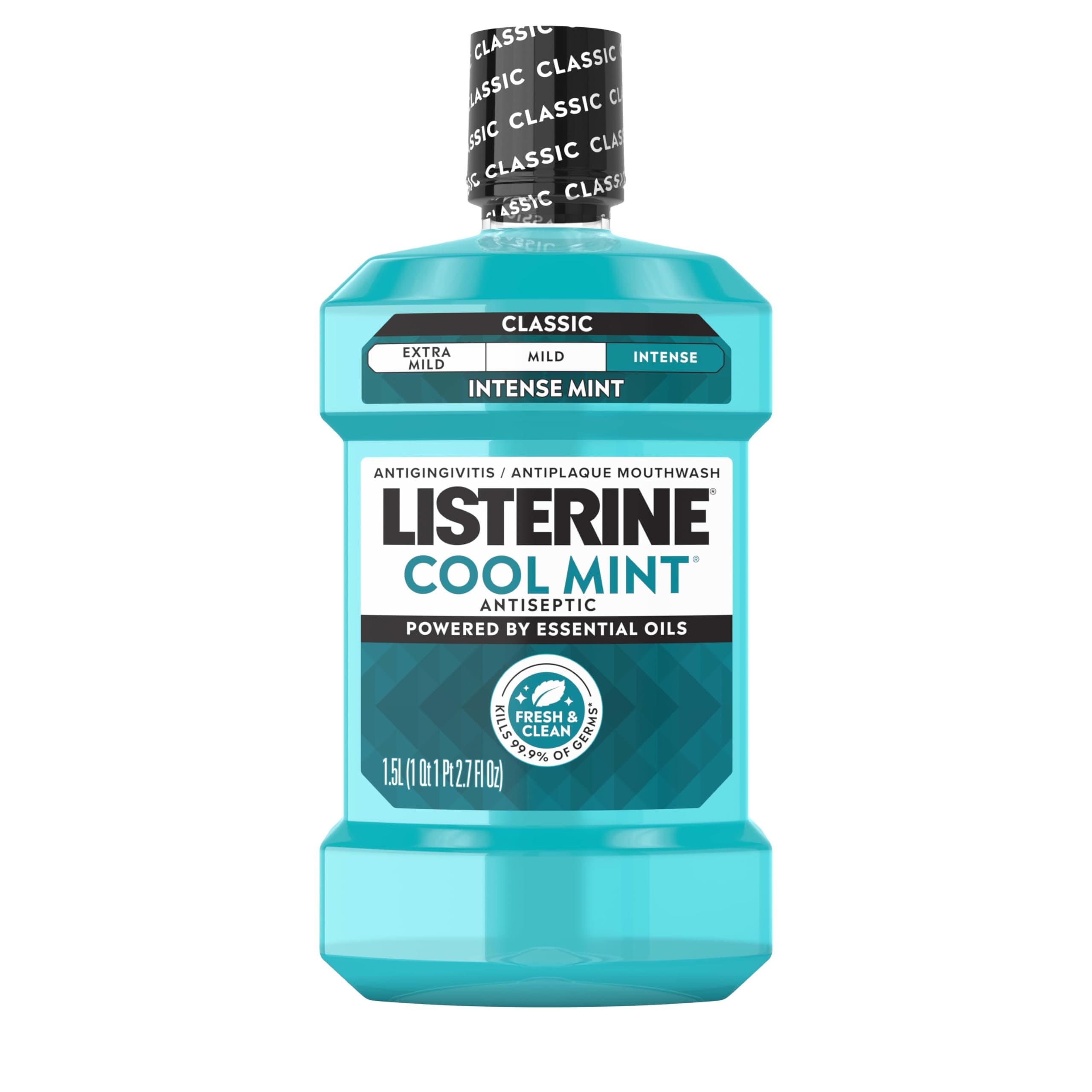 Antiseptic Mouthwash, Cool Mint, 1.5 L