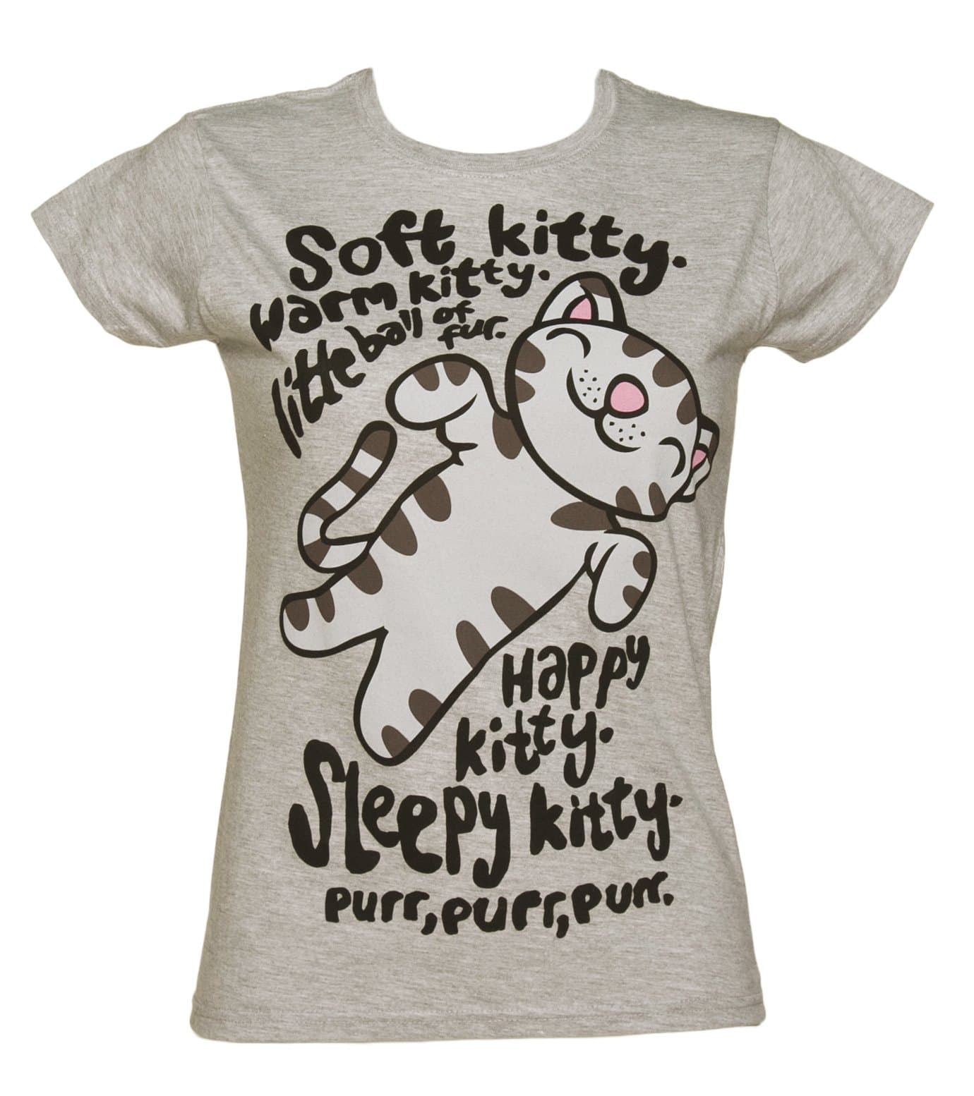 Soft Kitty Big Bang Theory Ladies T-Shirt