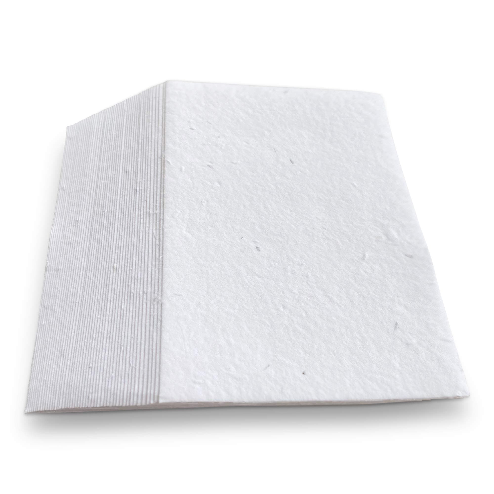 Wanderings Handmade Plantable Seed Paper Cards - 21x15cm A5 Size - Pack of 50 Wildflower Seed Paper - Recycled Cotton Paper with Embedded Seeds for Plantable Invitations, Memorials - Thick 250 GSM