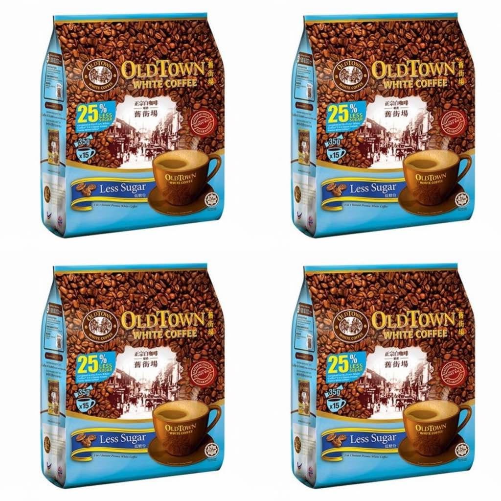 3 in 1 Less Sugar Flavor (4 pack x 15 sachets) Imported from Malaysia