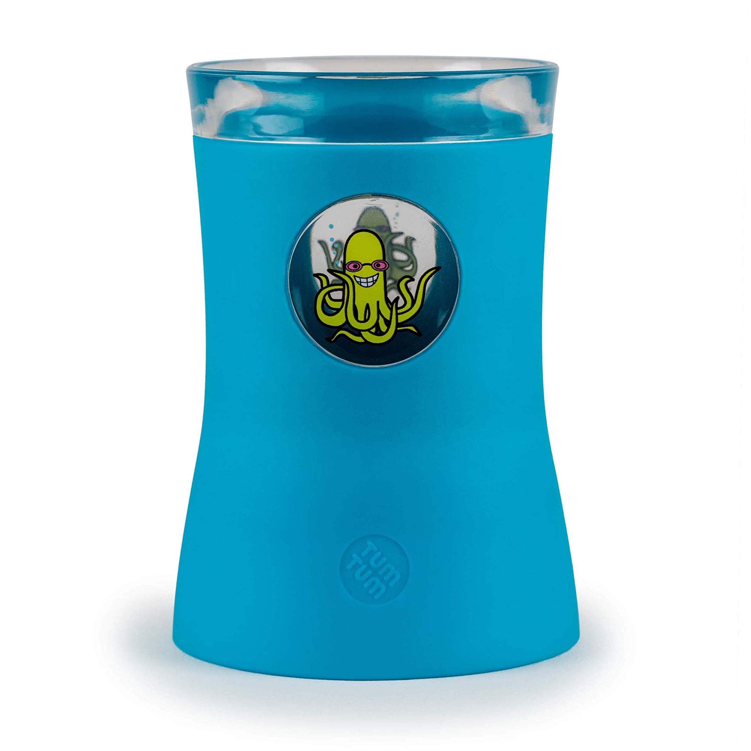 TUM TUM Super Stable Cup for Toddlers, Anti-topple Junior Cup, BPA Free (Ollie Octopus)