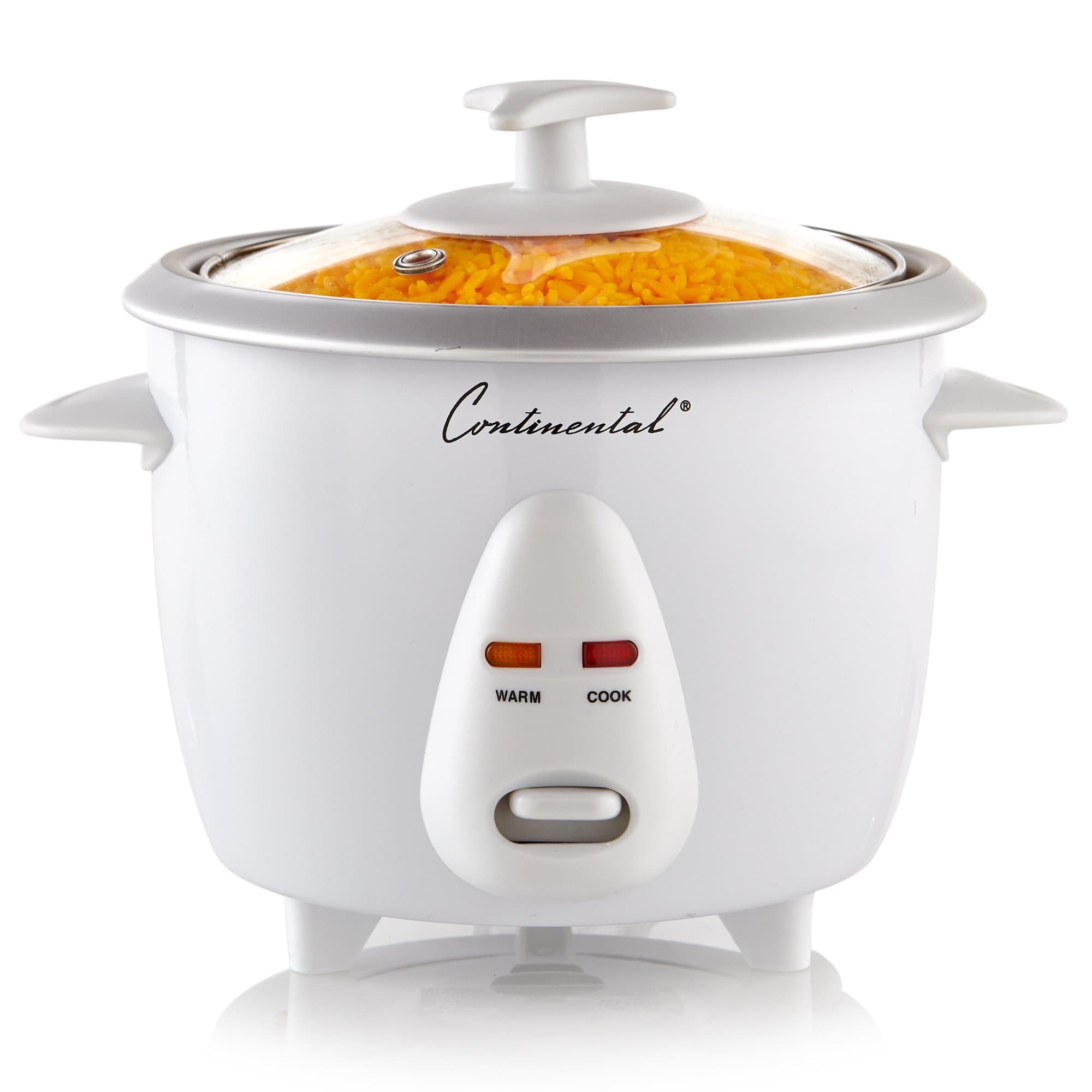 Continental Electric CE23201 6-Cup (Cooked) Rice Cooker (3-cup uncooked) White