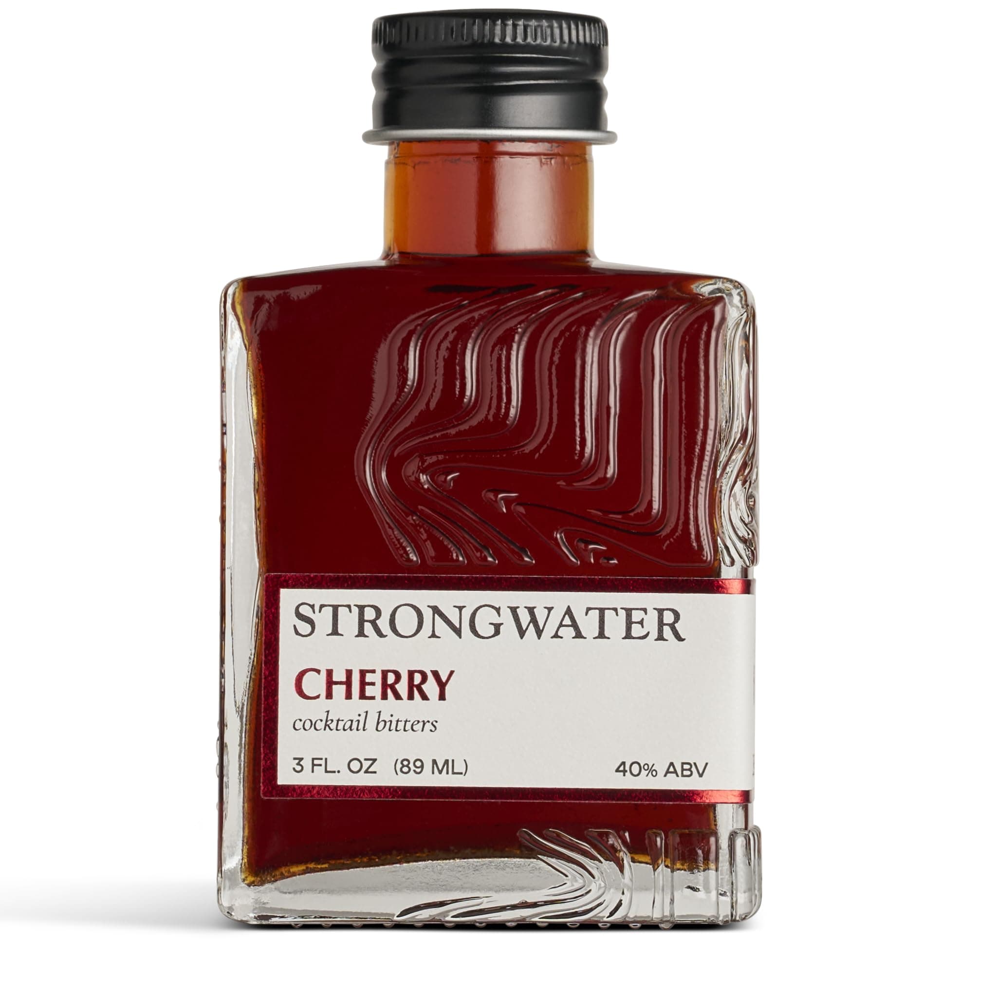 Cherry Bitters (40 Servings) - Cherry Bitters Made with Organic Tart & Bing Cherries - Spiced with Cinnamon - 3oz, 1 Pack