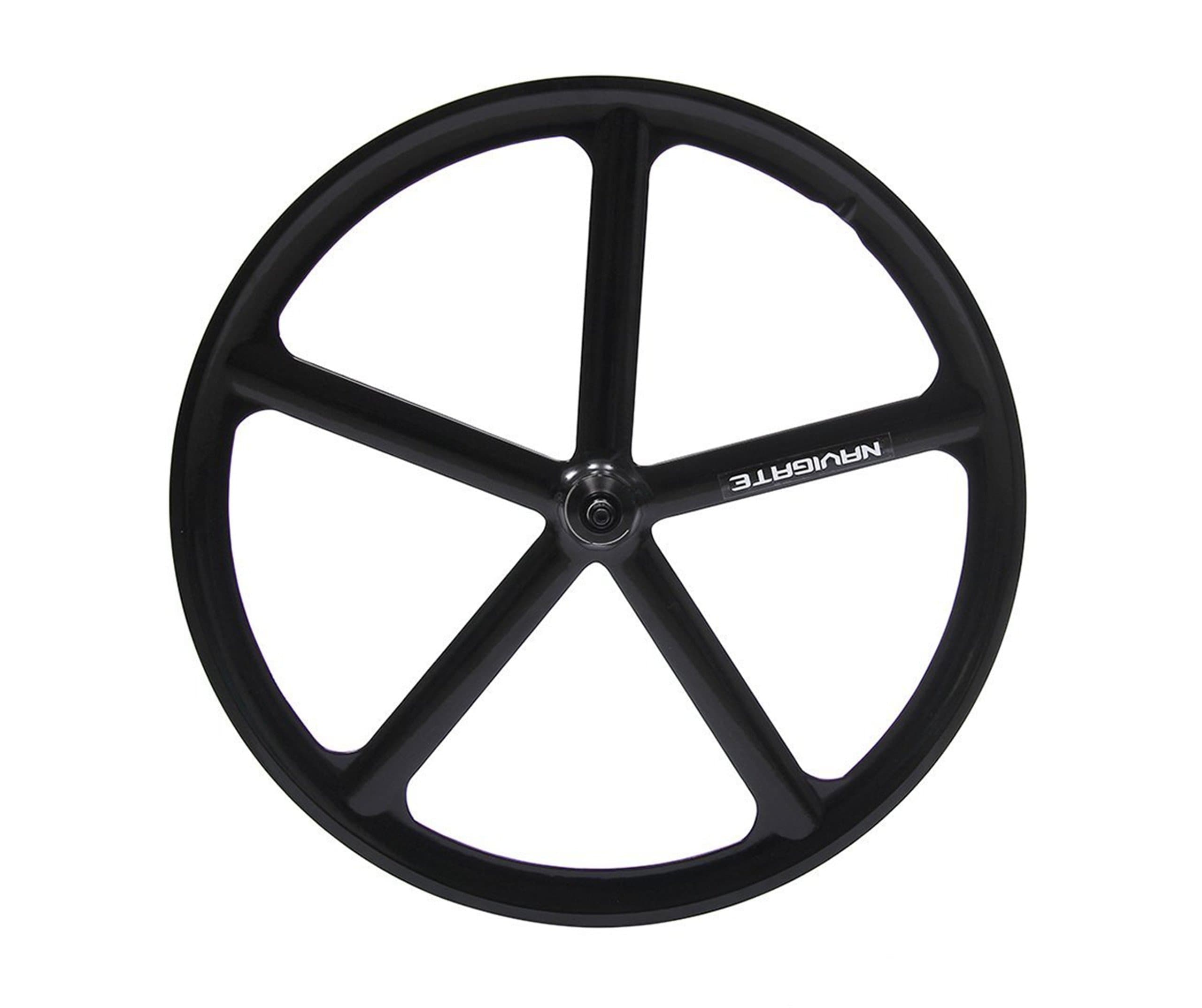 SWAGERWA 700C 5 Spoke Wheel Front/Rear Wheel for Fixed Gear/Single Speed/Track Bike Bicycle Wheel 23C 25C 28C Fixie Mag Alloy Flip-Flop Rims