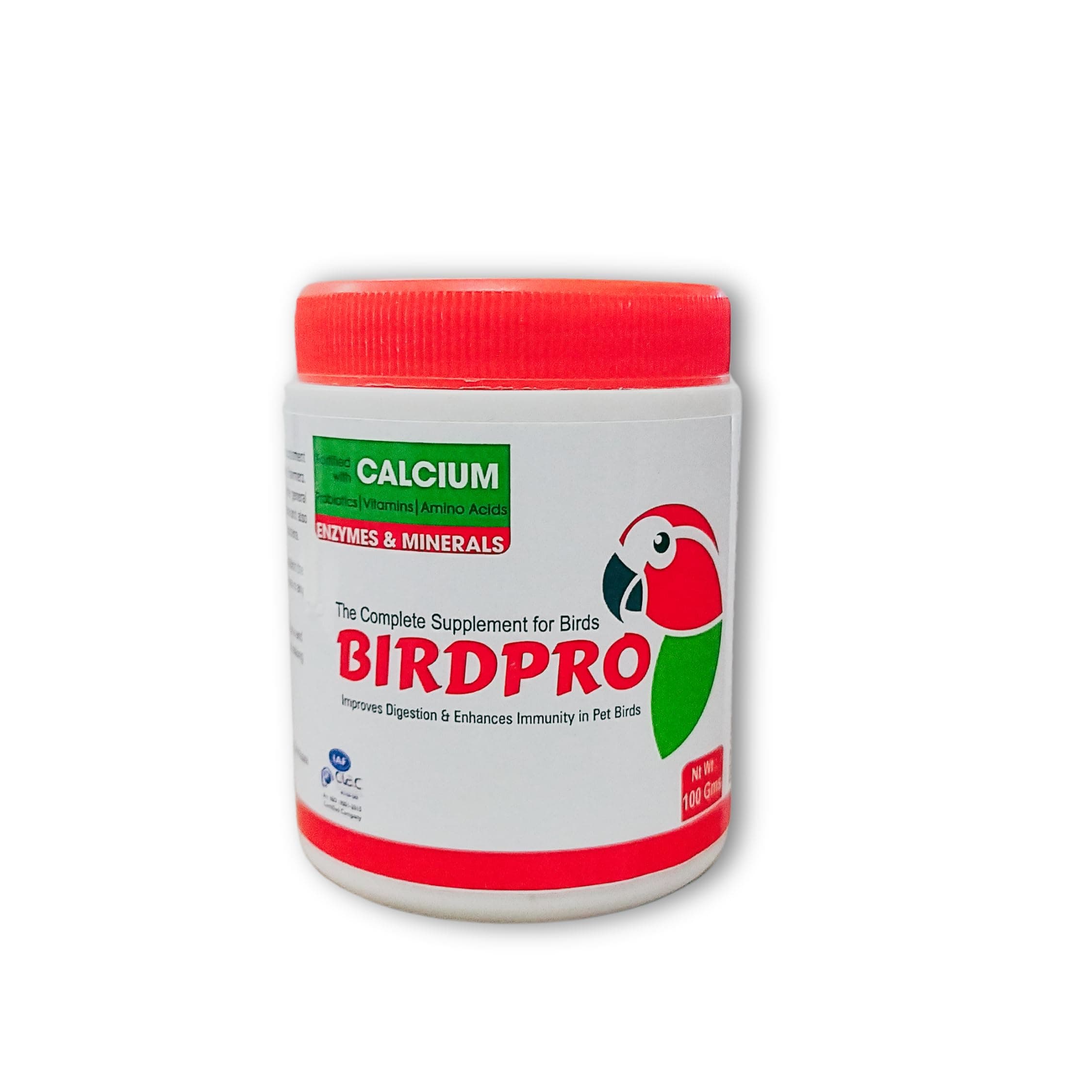 Bio Pro BIRDPRO- Probiotics,Multivitamin,Minerals & Calcium for Ornamental Birds 100grams