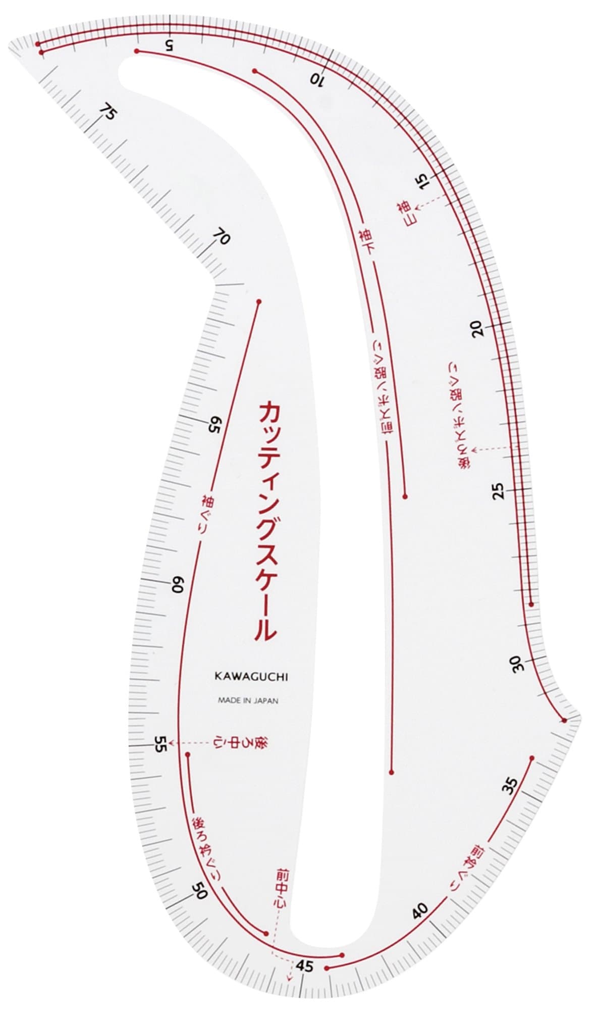 Estuary cutting scale transparent (japan import)