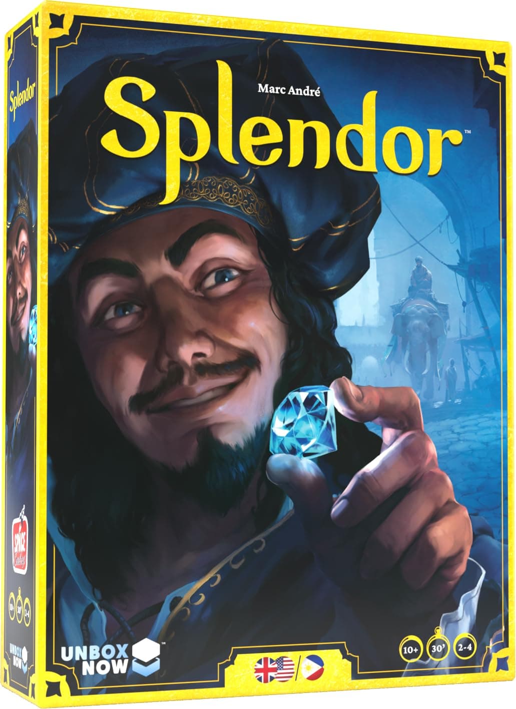 Splendor Board Game - Master The Art of Wealth and Prestige! - Engaging Gem Mining Strategy Game for Kids & Adults, Ages 10+, 2-4 Players, 30 Min Playtime