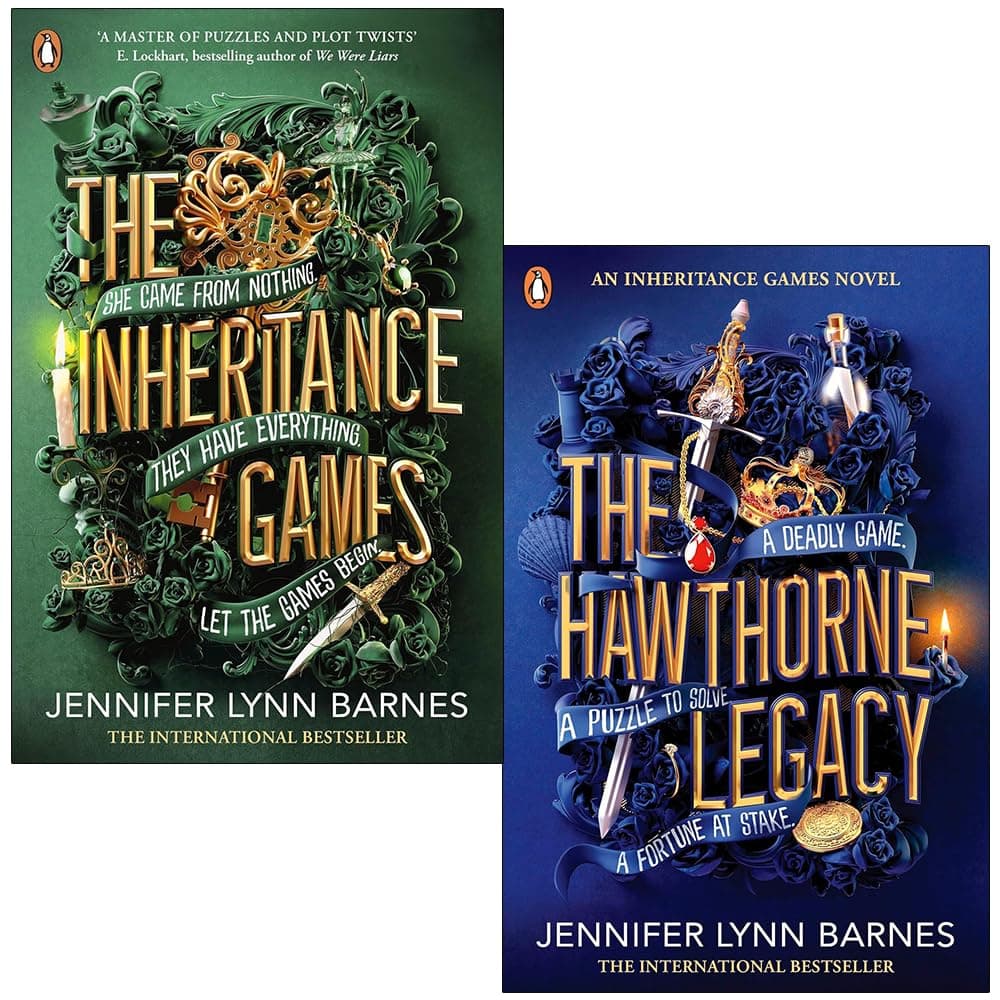 The Inheritance Games Series 2 Books Collection Set By Jennifer Lynn Barnes (The Inheritance Games, The Hawthorne Legacy)