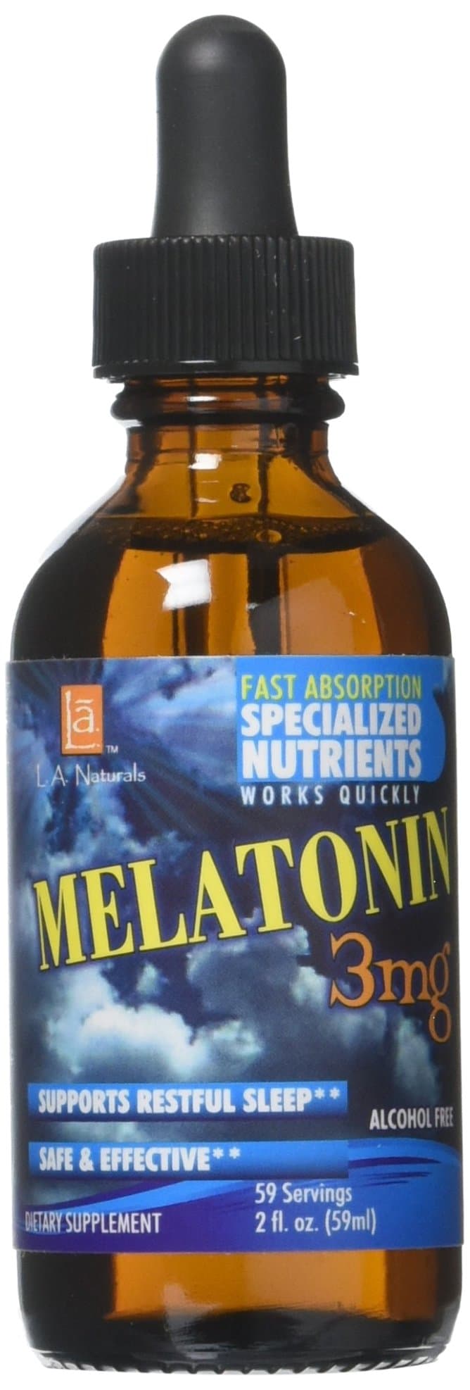 L A NATURALS Melatonin 3 mg, 0.02 Pound