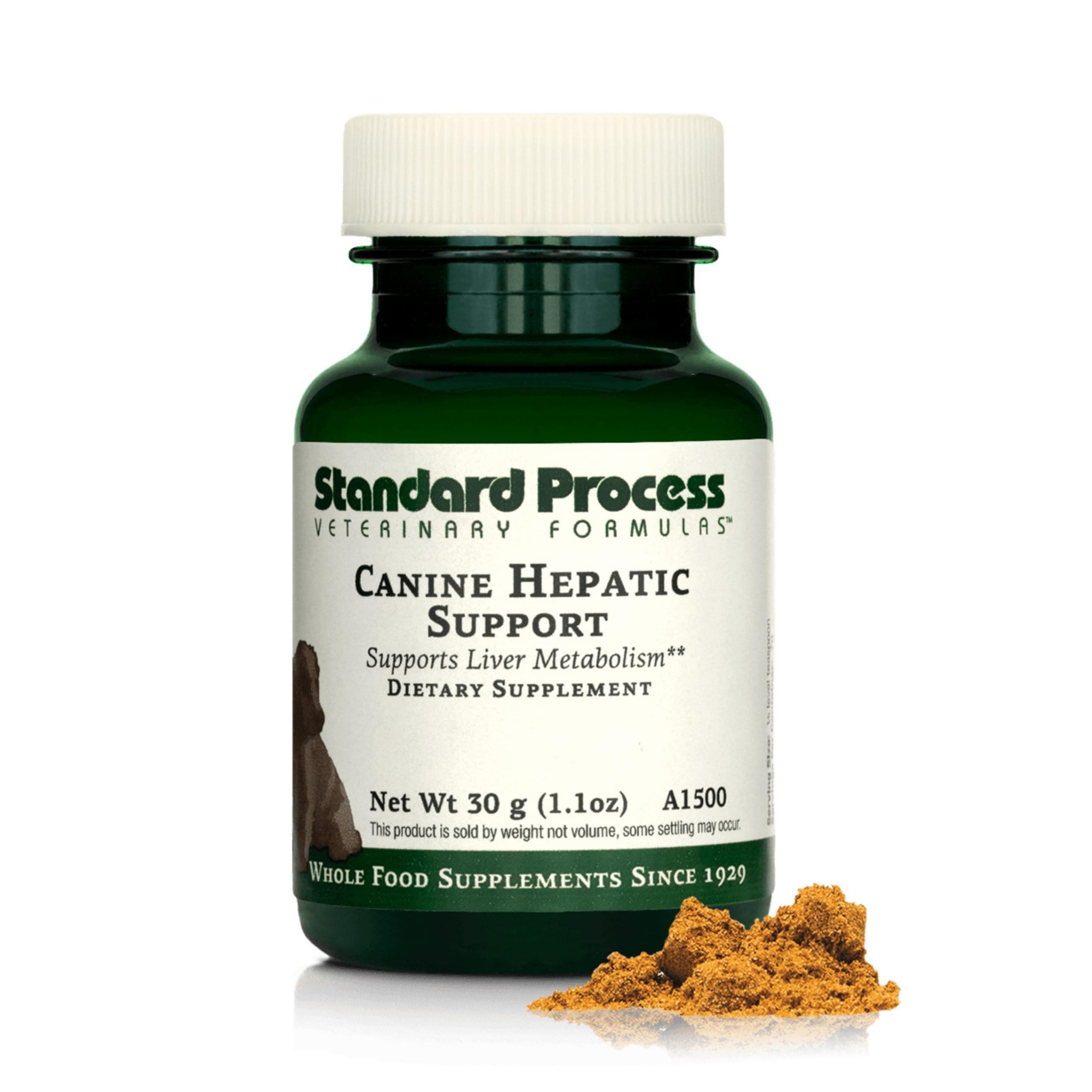 Standard Process Canine Hepatic Support - Dog Supplement to Aid Liver Health - Hepatic Immune Function & Liver Metabolism Support Supplement - Powder Supplement for Dogs - 30 g