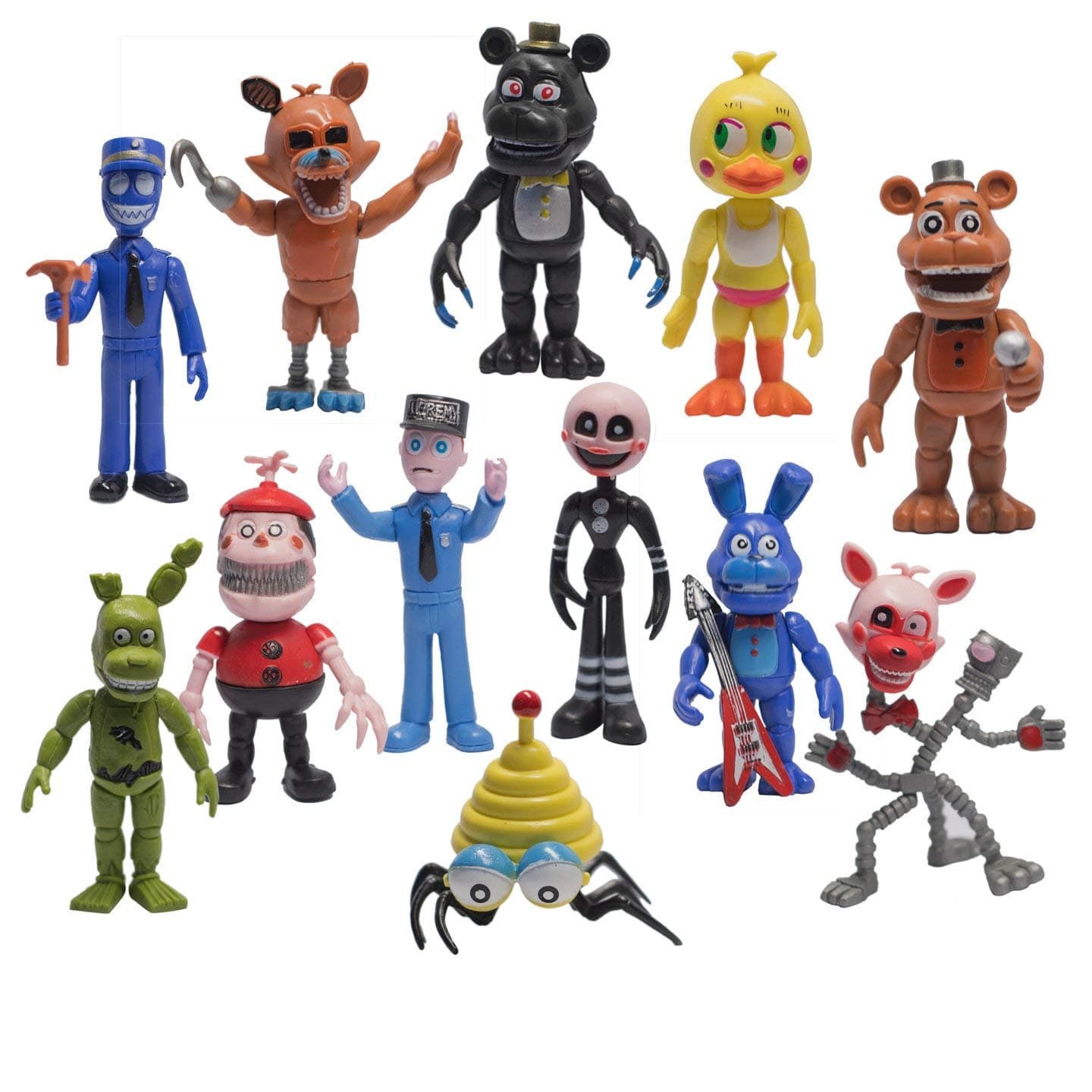 BIGOCT Freddy's Five Nights at Freddy Action Figures, Multicolor