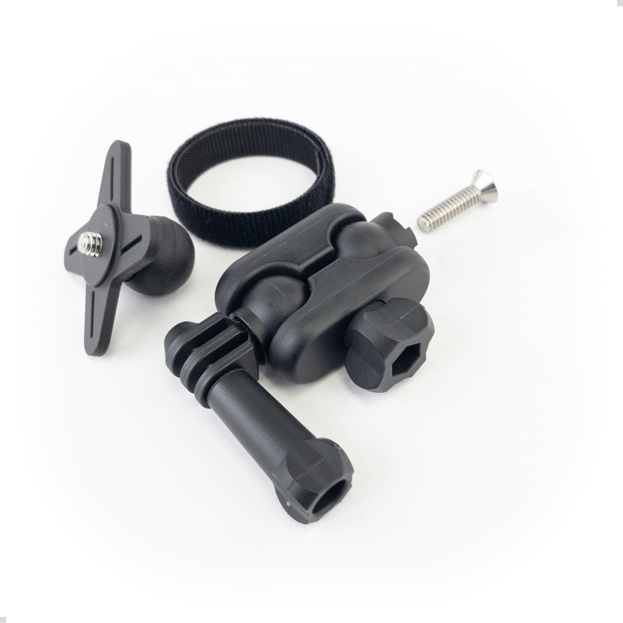 STUNTMANBall Joint Adapter Kit for Action Cameras - Fits GoPro, DJI Osmo (Action, Pocket), Insta360 (Ace, One, X) and Others