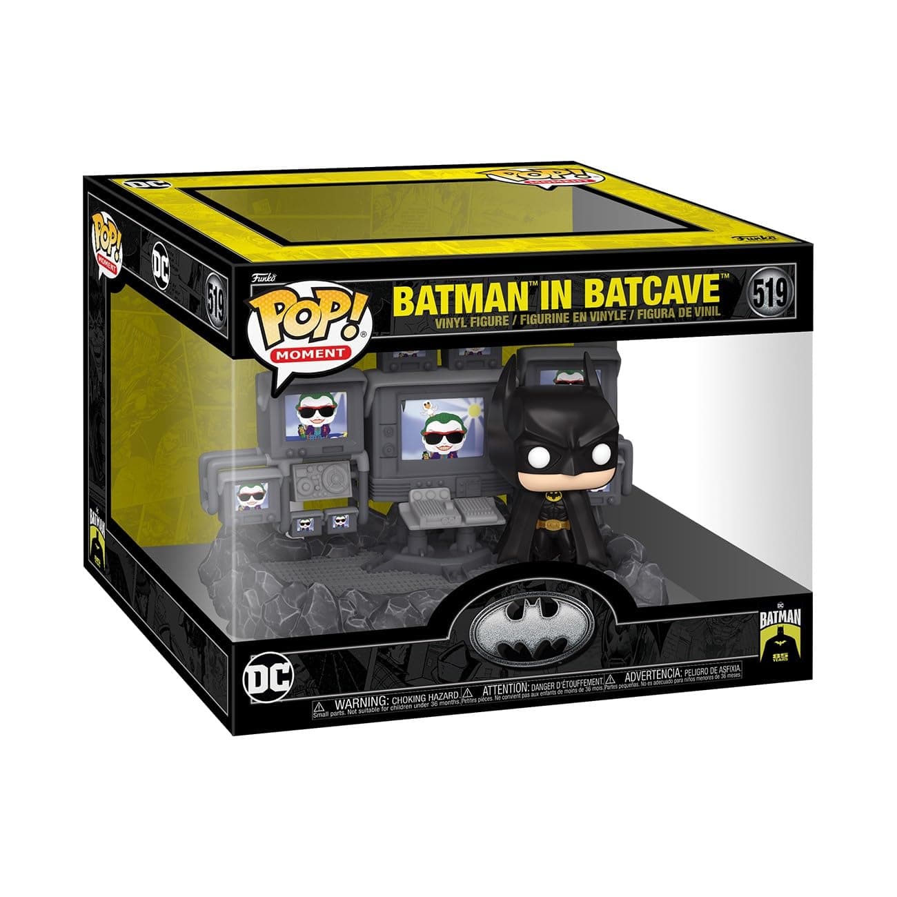 Pop Moments: Batman's 85th Anniversary - Batman in Batcave - Collectable Vinyl Figure - Gift Idea - Official Merchandise - Toys for Kids & Adults - Superheroes Fans