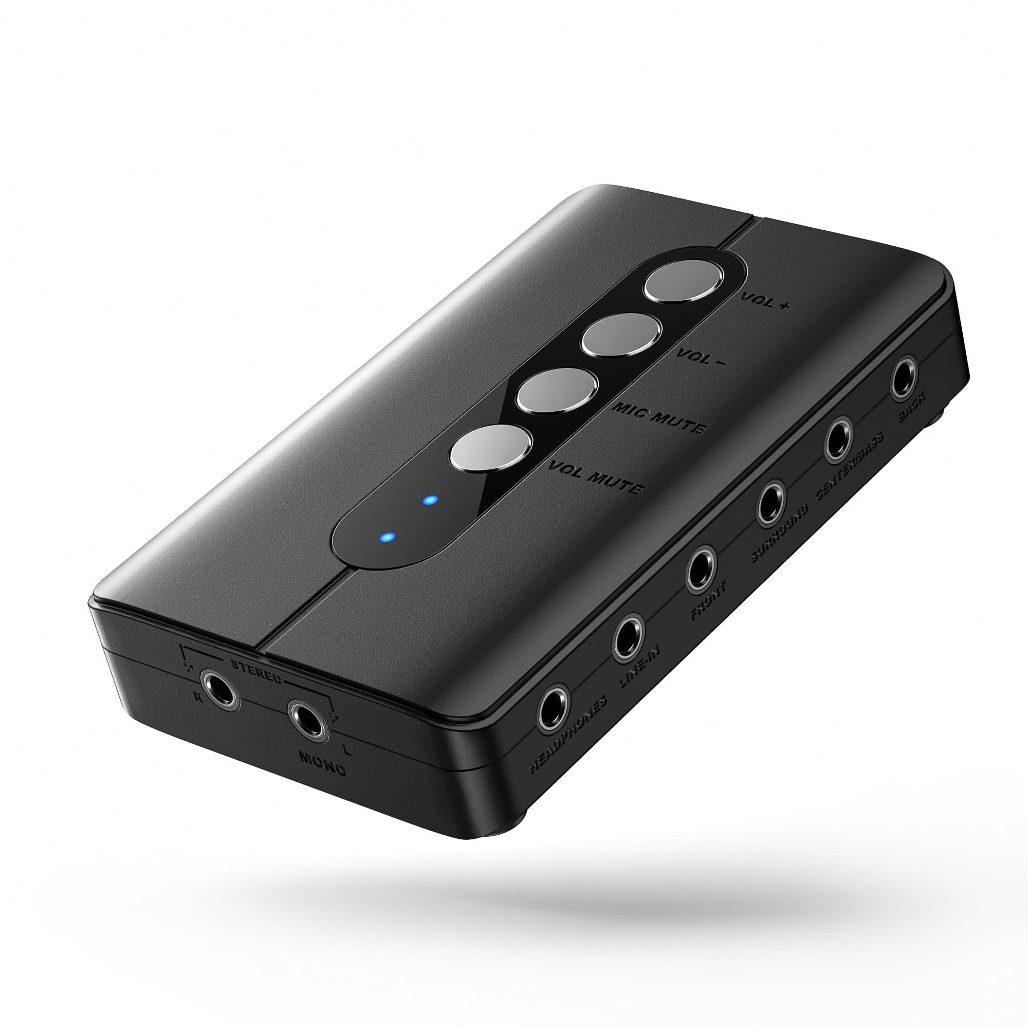 DigitalLife External USB-C 7.1/5.1 Sound Card Compatible with Windows 11 / macOS 14