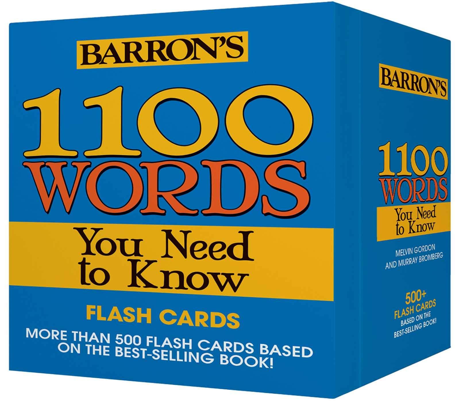 1100 Words You Need to Know Flashcards Cards – 1 Aug. 2014
