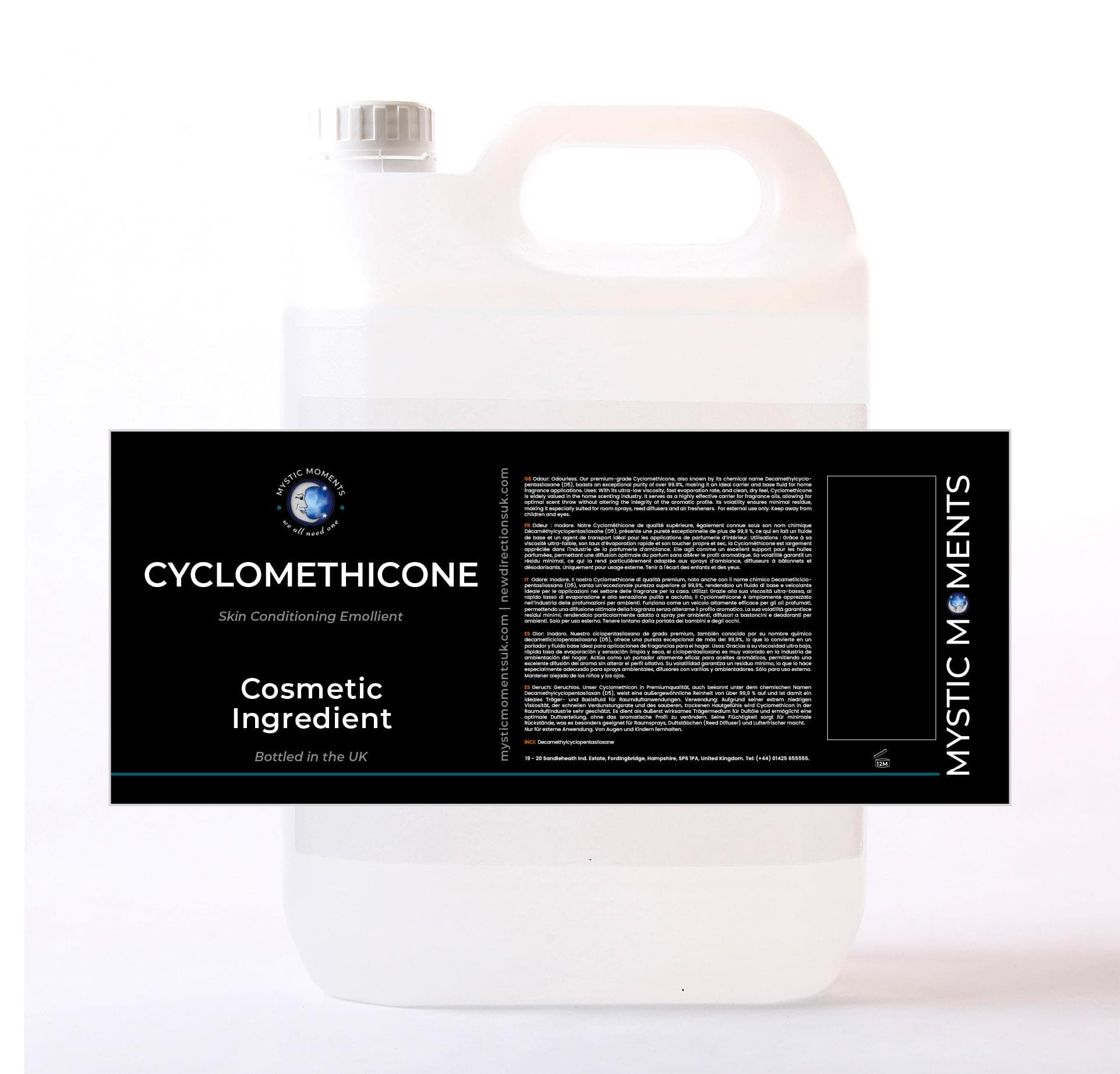 Mystic Moments Cyclomethicone Liquid - 5 litres