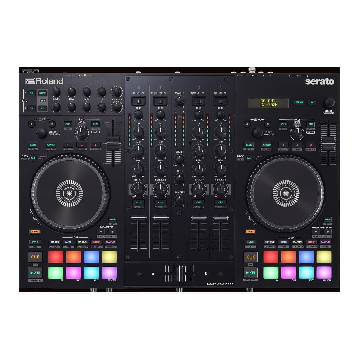 Roland DJ-707M Dj Controller, An Integrated Livestreaming Sound Console