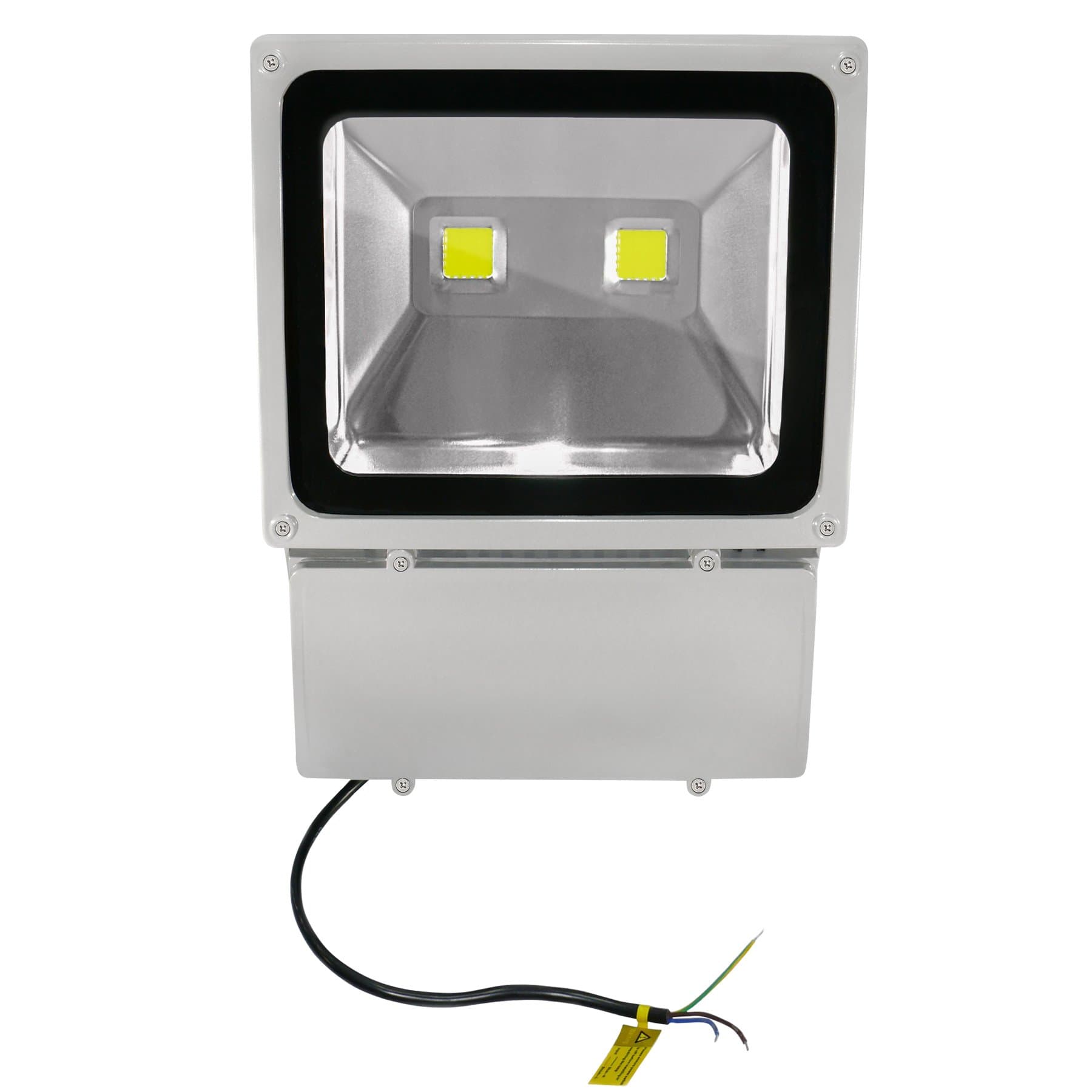 LED Außenfluter IP 65–100 Watts Cold white 5000 Kelvin - 9600 Lumen Replaces 950–1000 Watt Halogen Bulbs) Set of 10 [Energy Class A]