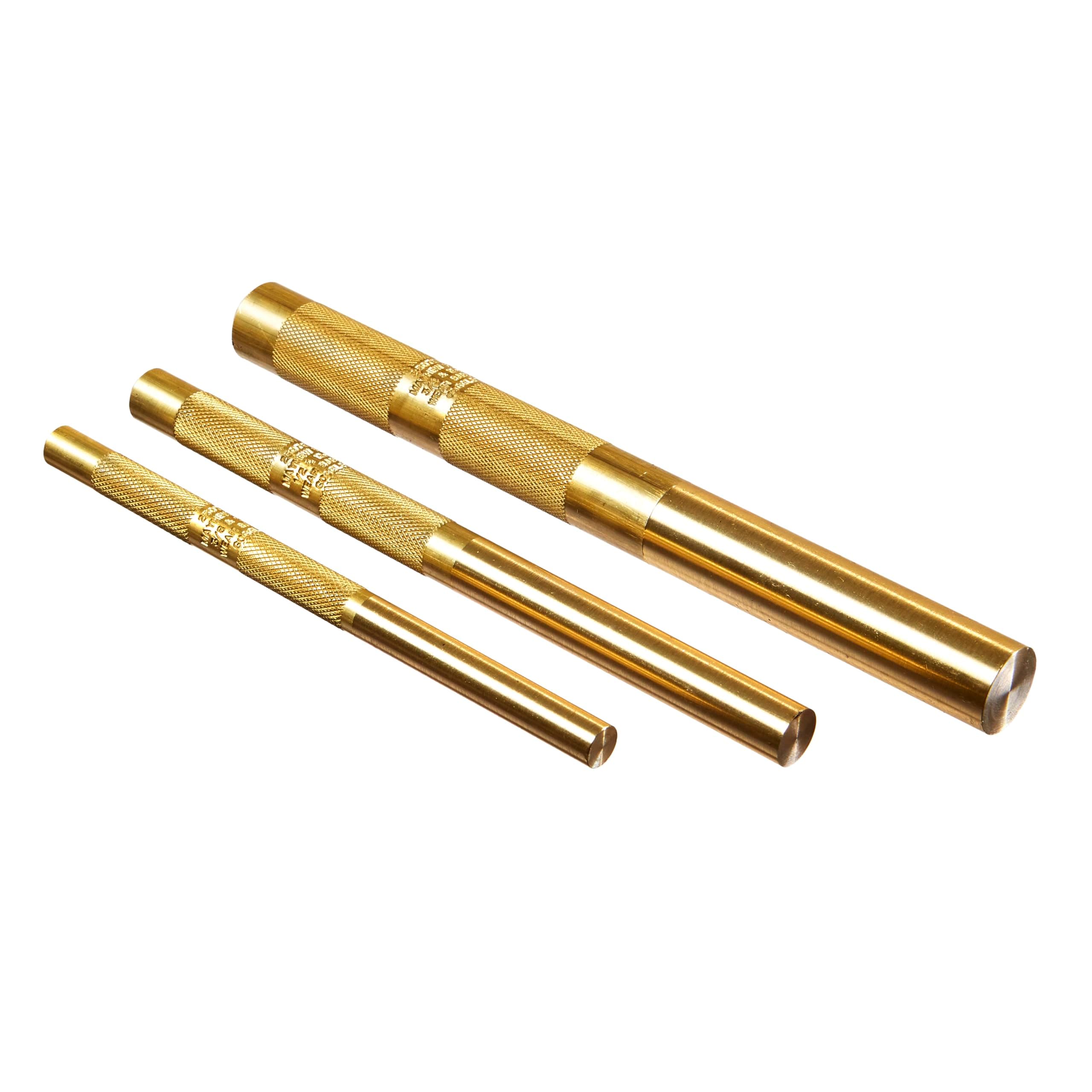 Tools 61360 Brass Drift Punch, 3-Piece Set