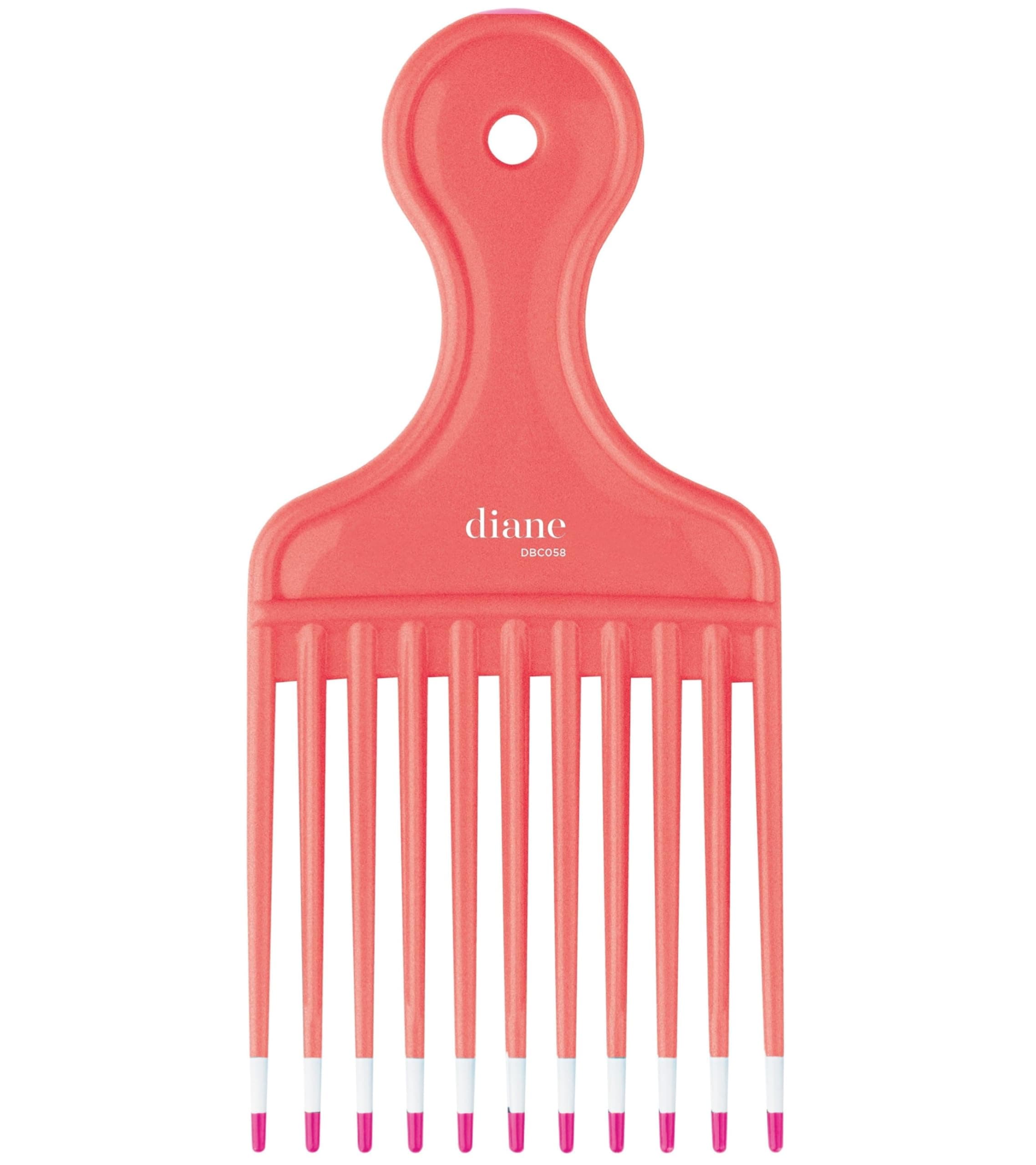 Diane 6-Inch Lift Comb for Detangling, Styling, and Adding Volume, Wide-Tooth Comb for All Hair Types, Hair Pick for Women, Wide Tooth Comb for Curls, Parting and Teasing