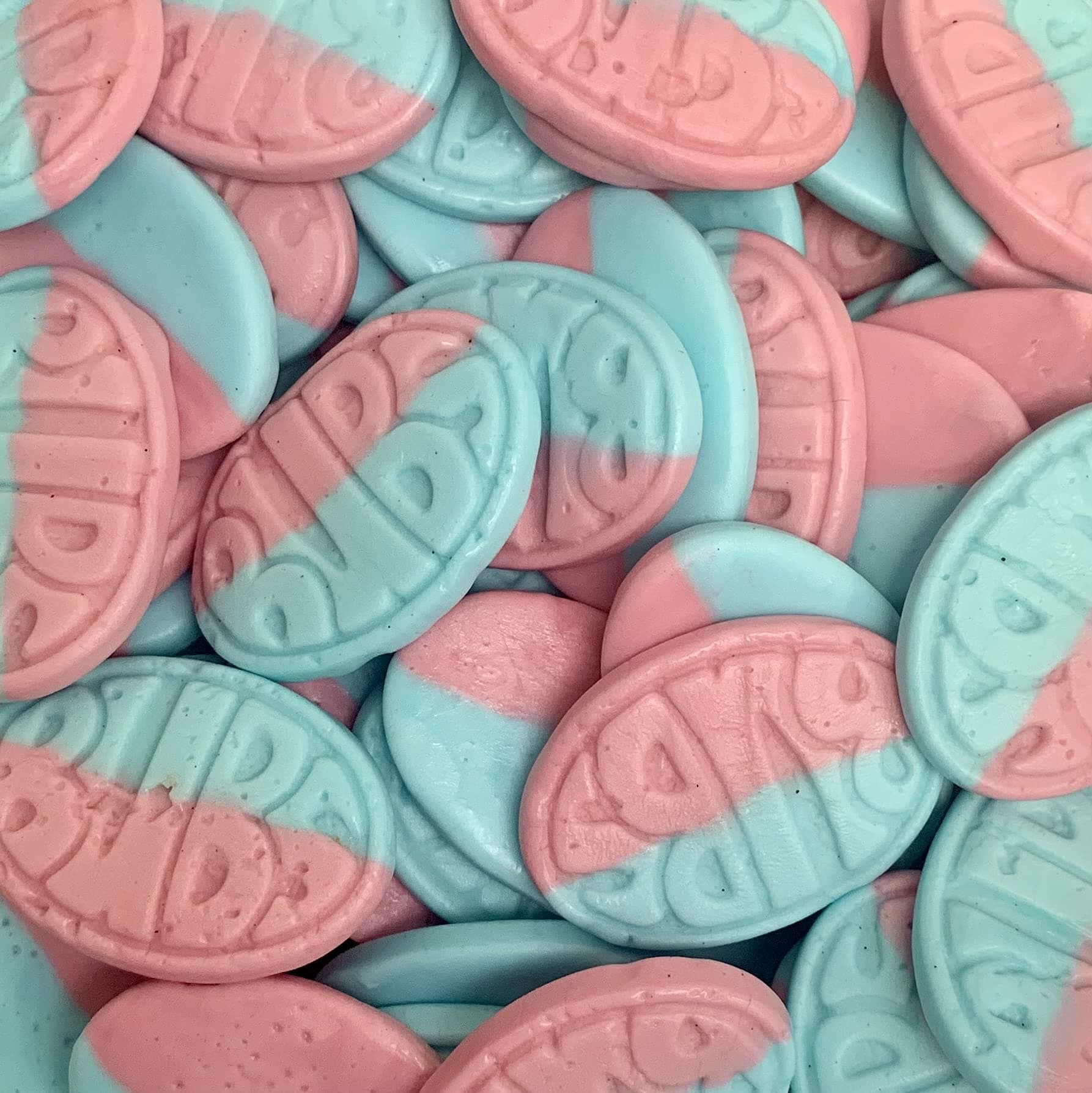 BUBS Raspberry & Blueberry Retro Sweet Shop Jar By The Gourmet Sweet Company