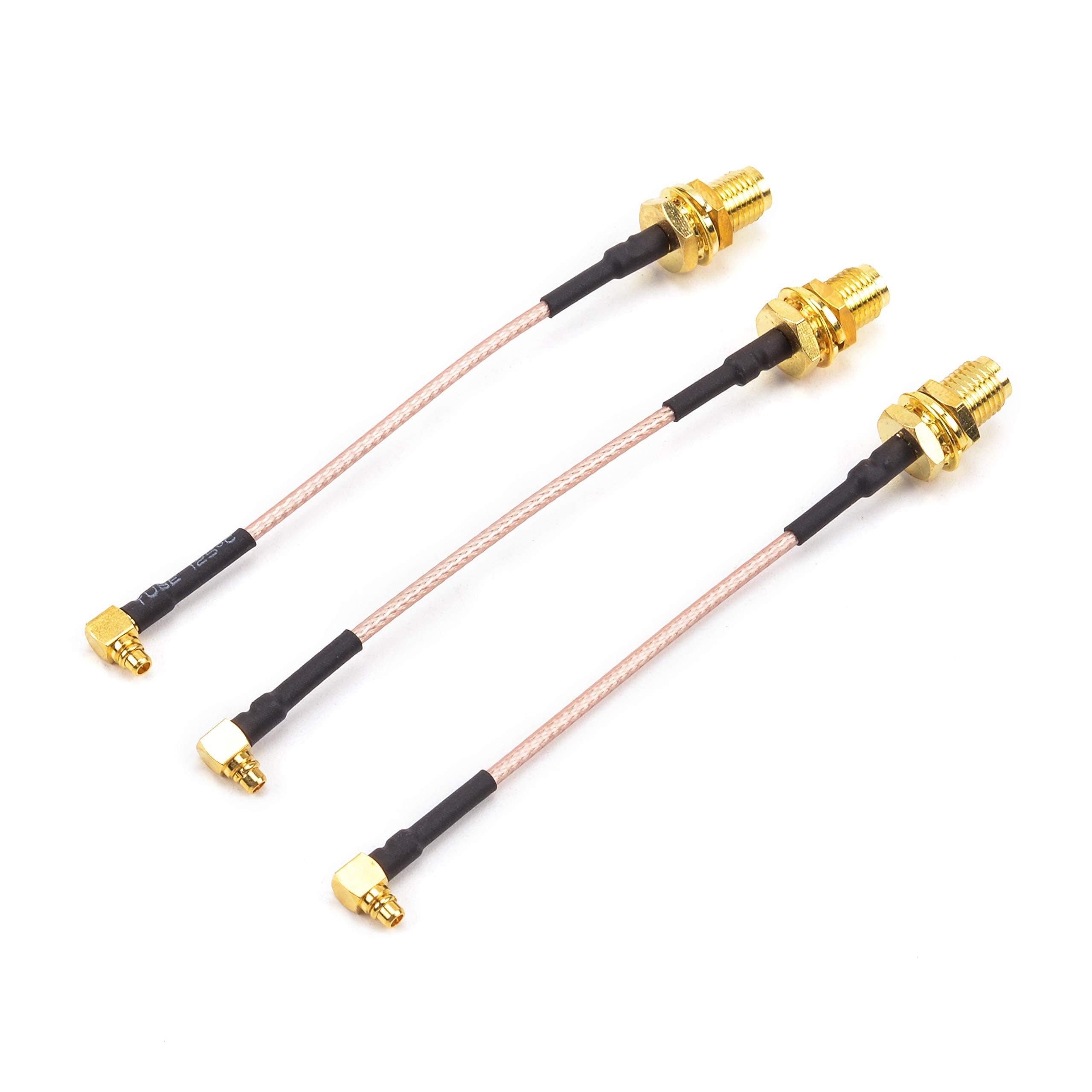 90 Degrees MMCX to SMA Female 75mm Low Loss FPV Antenna Extension