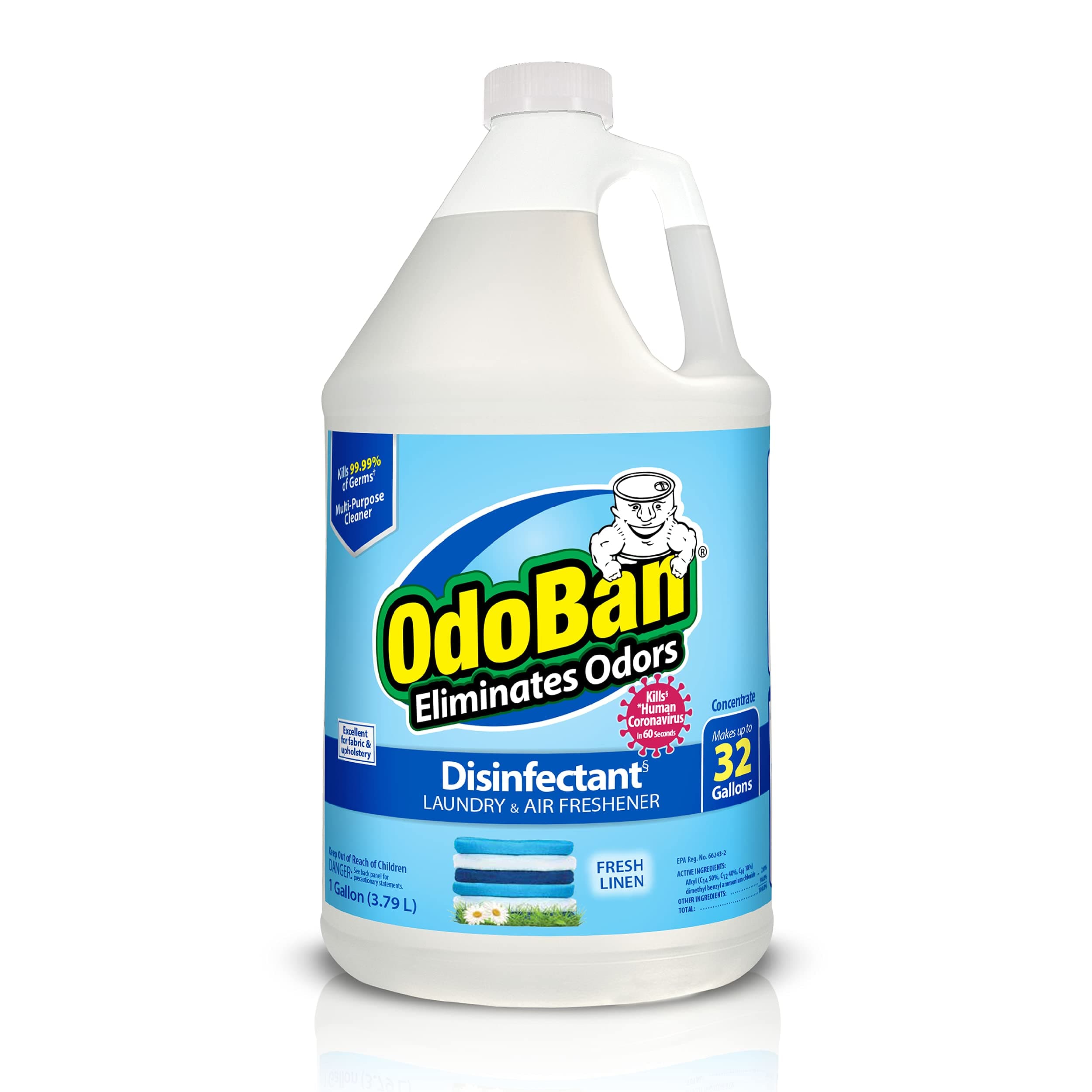 OdoBan Odor Eliminator and Disinfectant Concentrate, Fresh Linen (1 gal.)