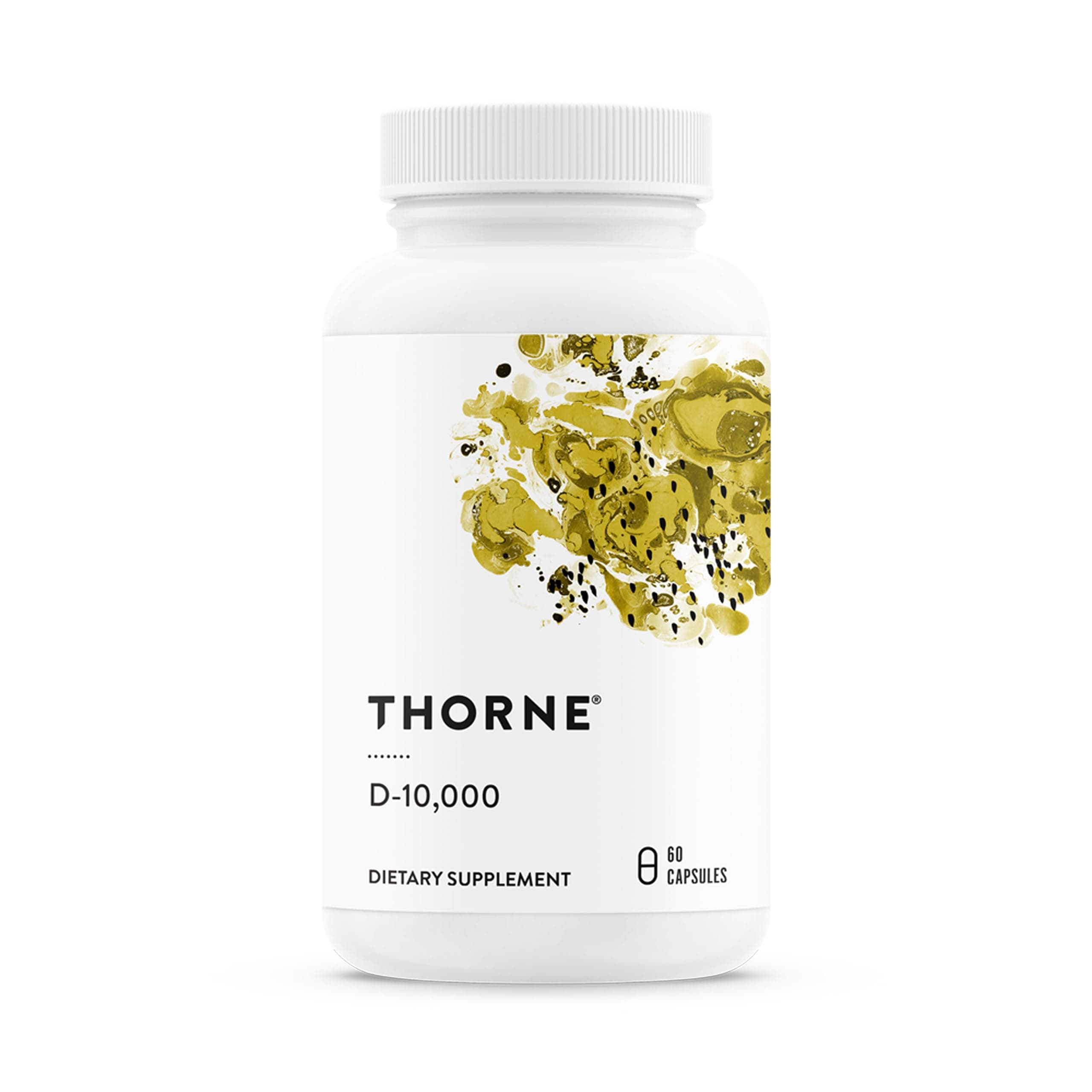 Thorne Vitamin D-10,000 - Vitamin D3 Supplement - 10,000 IU - 60 Capsules