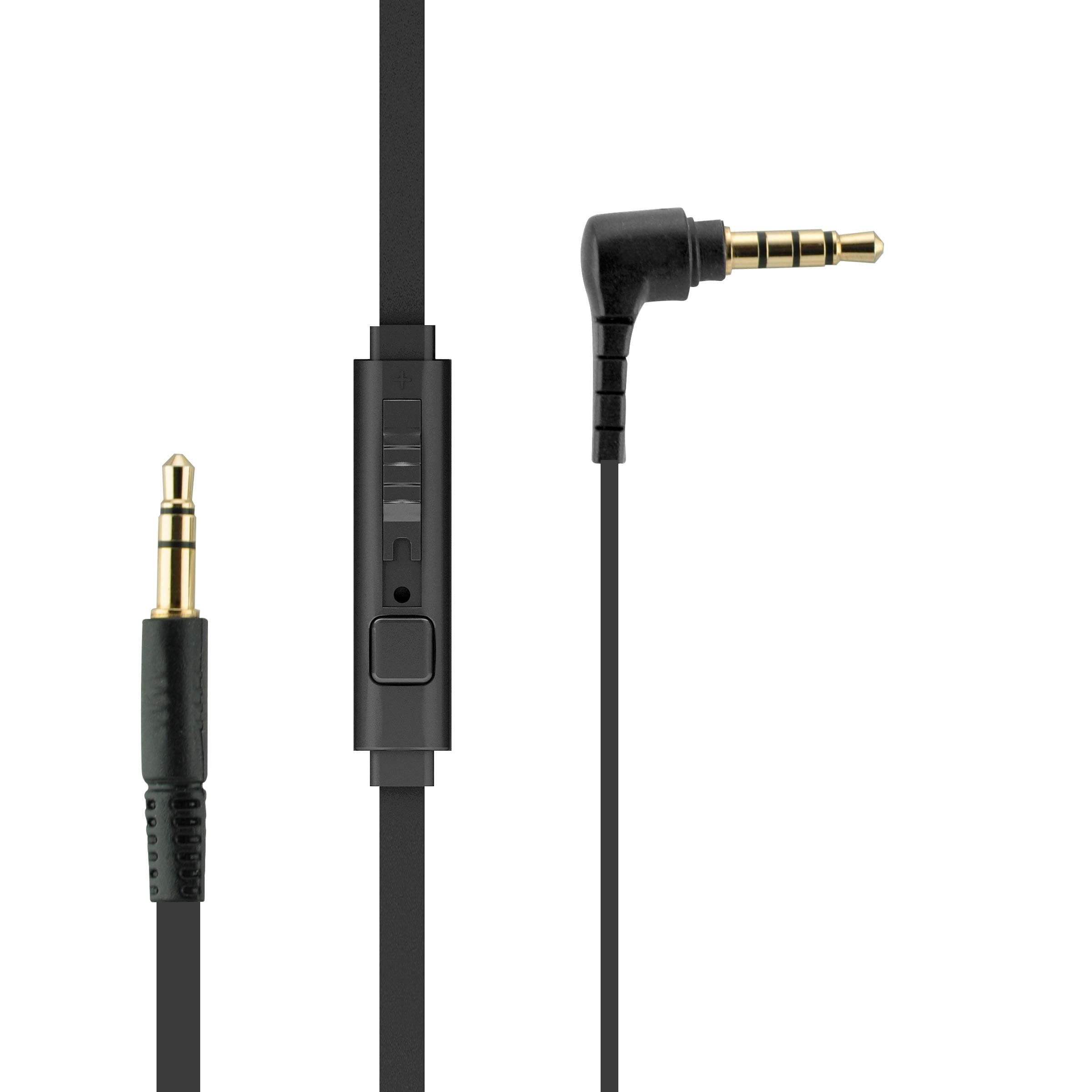 MEE audio ClearSpeak Universal Headset Cable with Boom Microphone, black, 51 inches (Cable-Mic-BK)