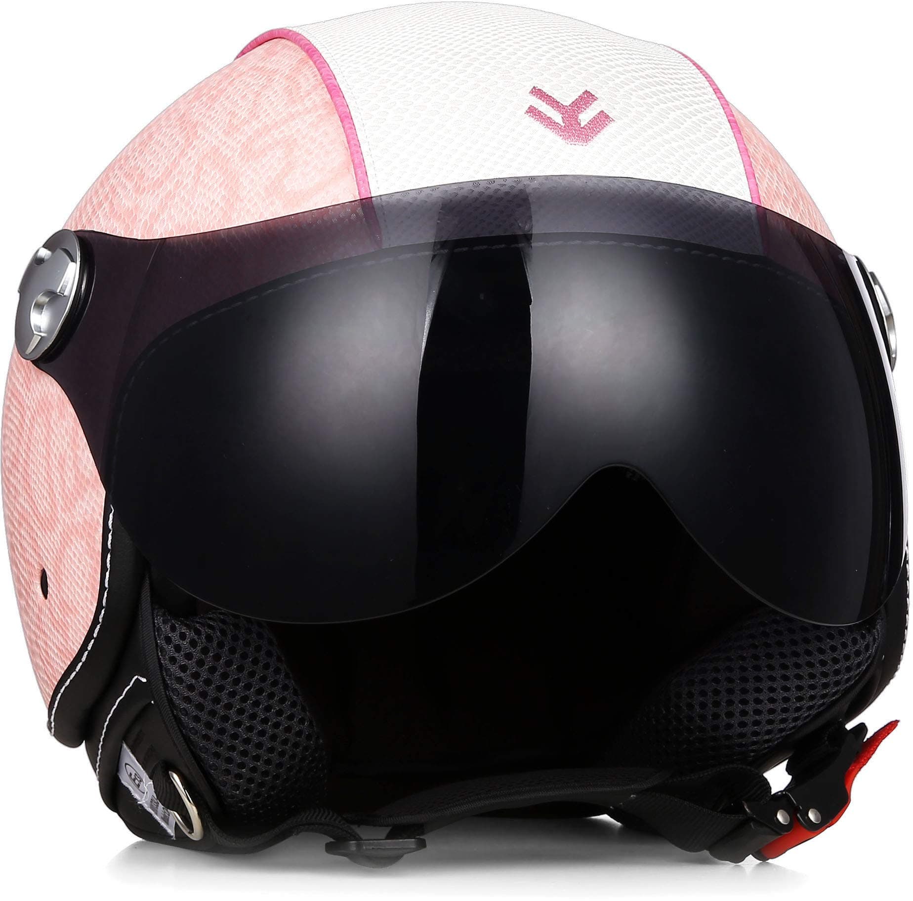 ARMOR Helmets AV-84 Open Face Helmet, ECE certified, Exclusive Leather-Design