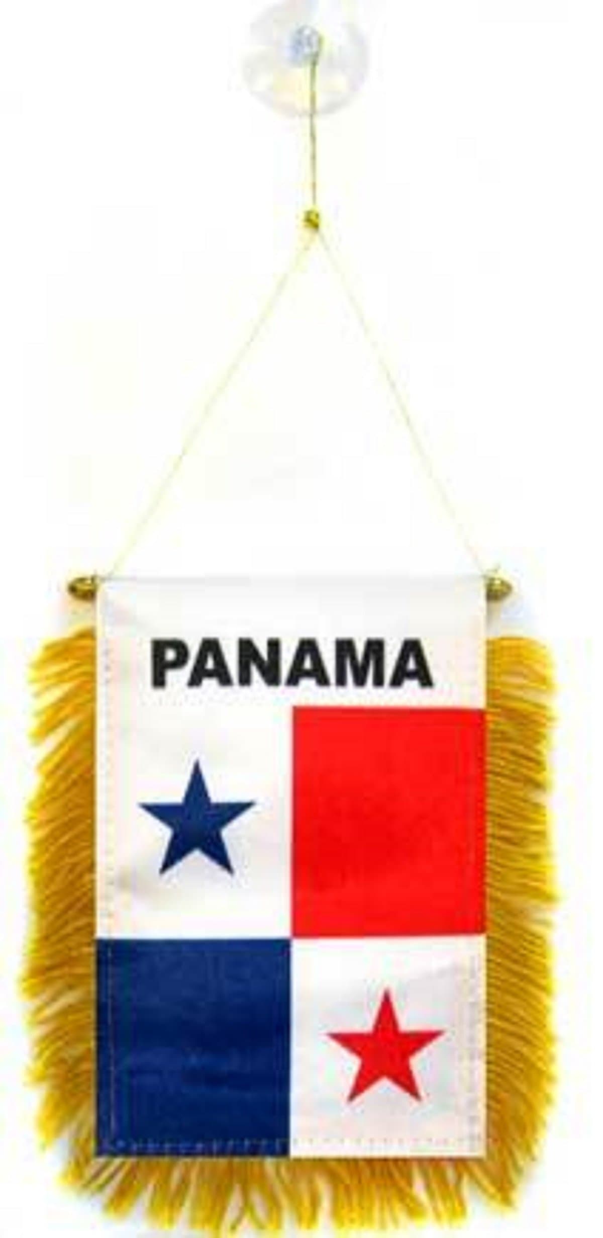 1000 Flags Panama Flag Car Window Hanging Pennant