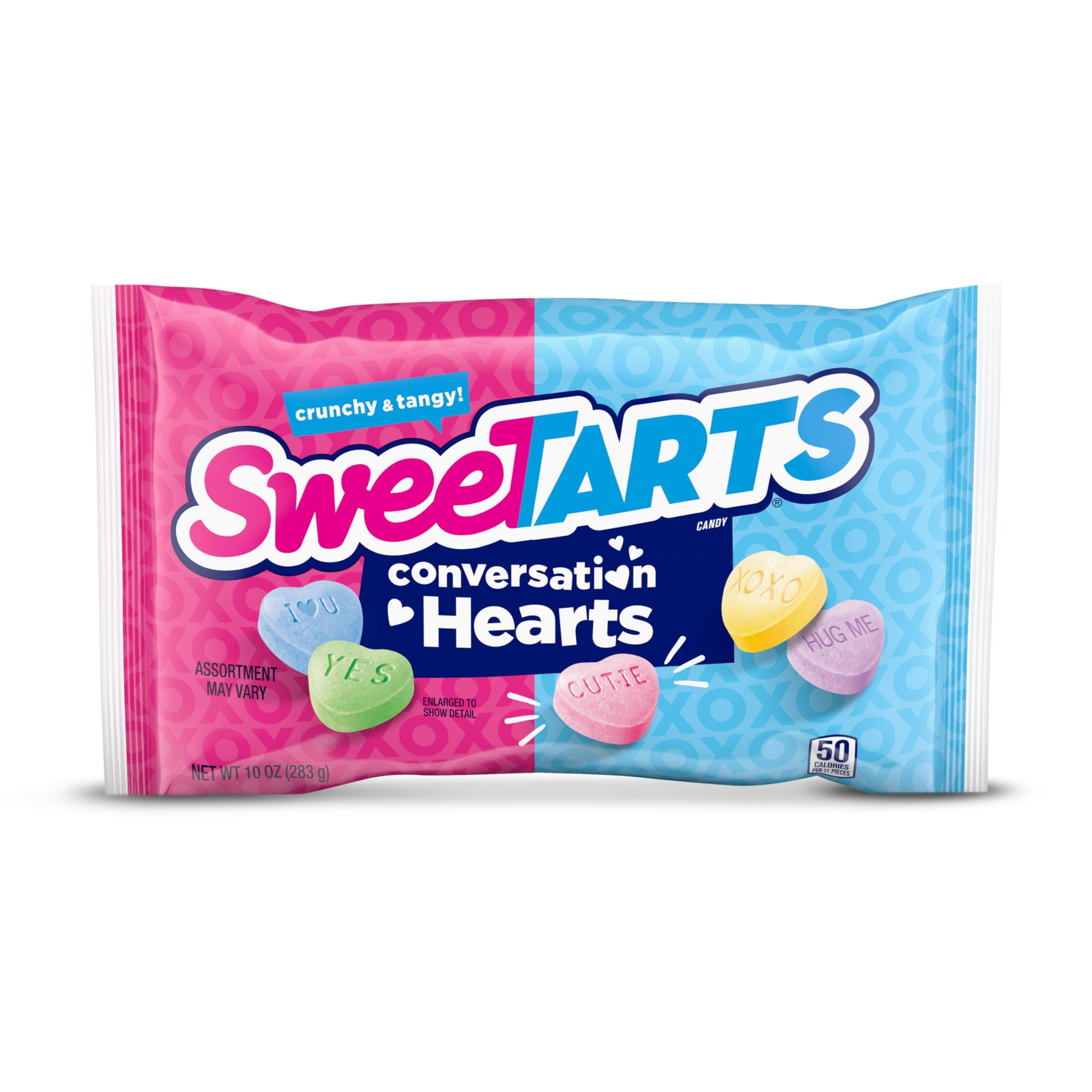 SweeTARTS Conversation Hearts, Valentine's Day Candy, 10 Ounce Package