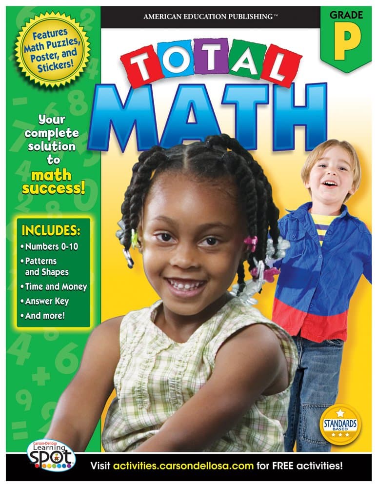 Total Math, Grade PK Paperback – January 3, 2012