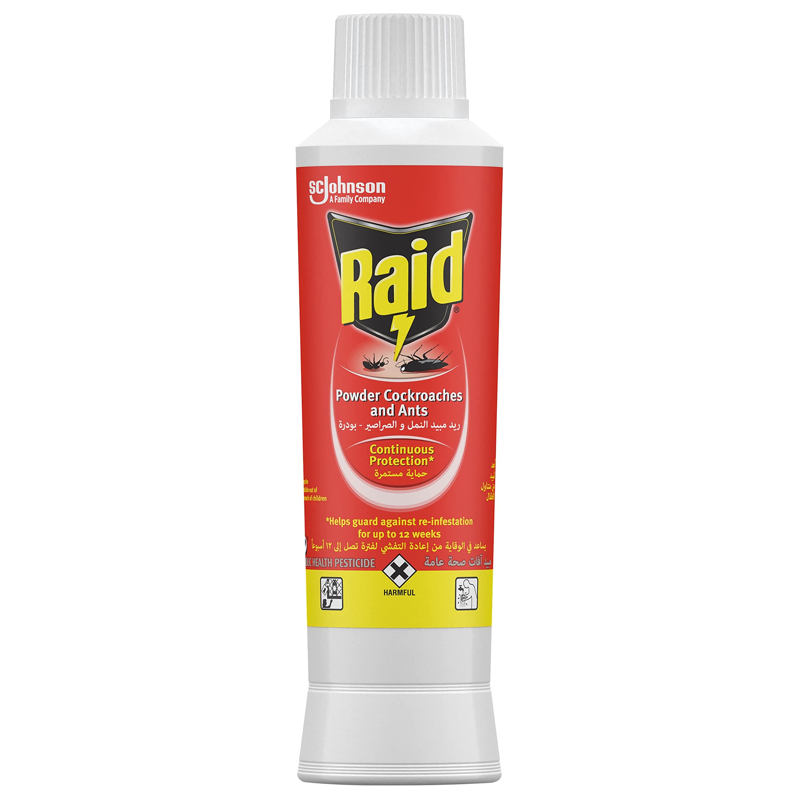 Raid Super-Fast Crawling Insect Killer Powder, Long Lasting, Leaves No Harsh Smell, 250ml