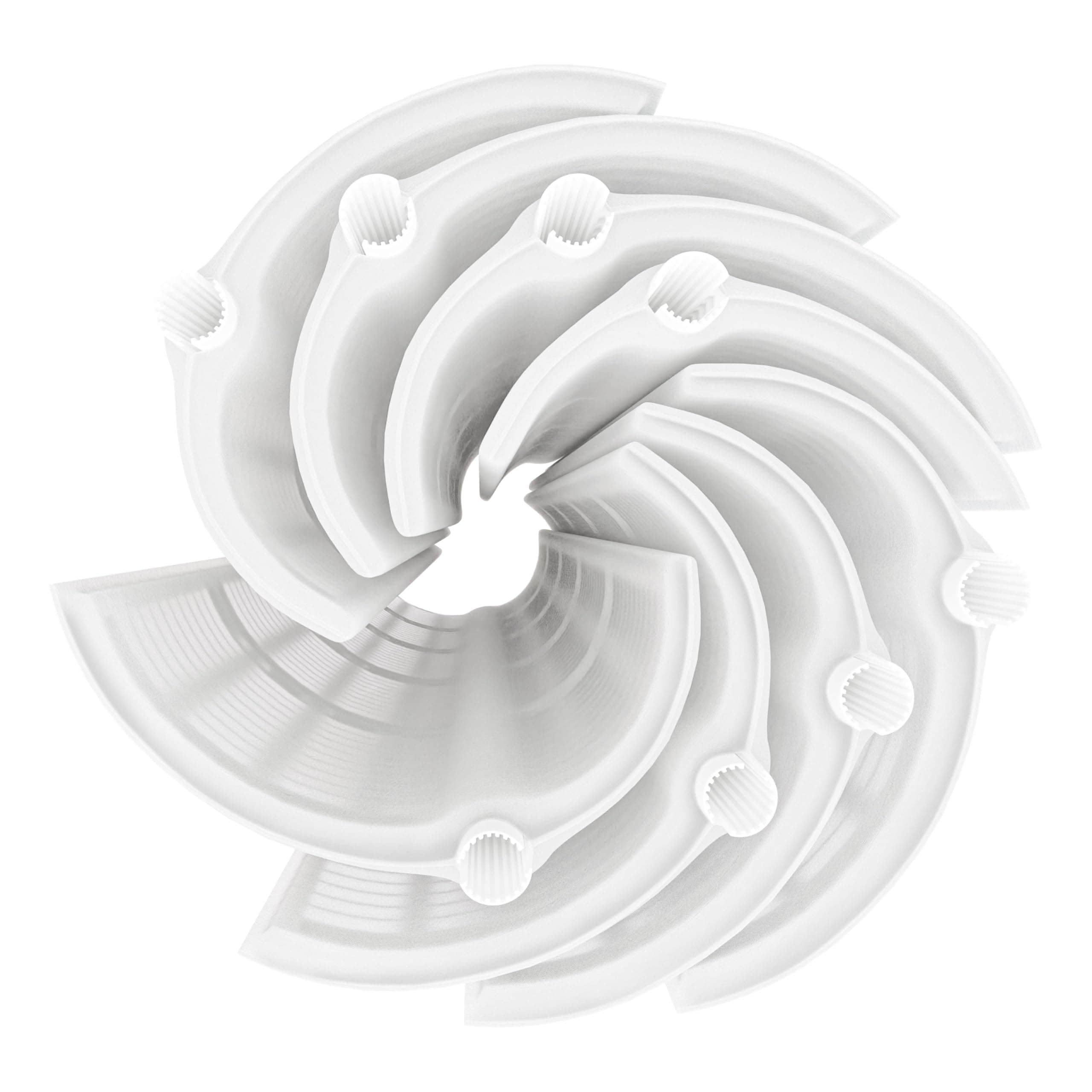 Cryspool® 1005 DE Filter Compatible with FNS Plus 60, 59003000, Jandy DEL/DEV60,DE6020, FS-2005, PFS3060, FC-9550,PG-1905, FG-1005, 7 Full + 1 Partial, 60 Sq.Ft DE Grid, 30 inch Height,1 Set