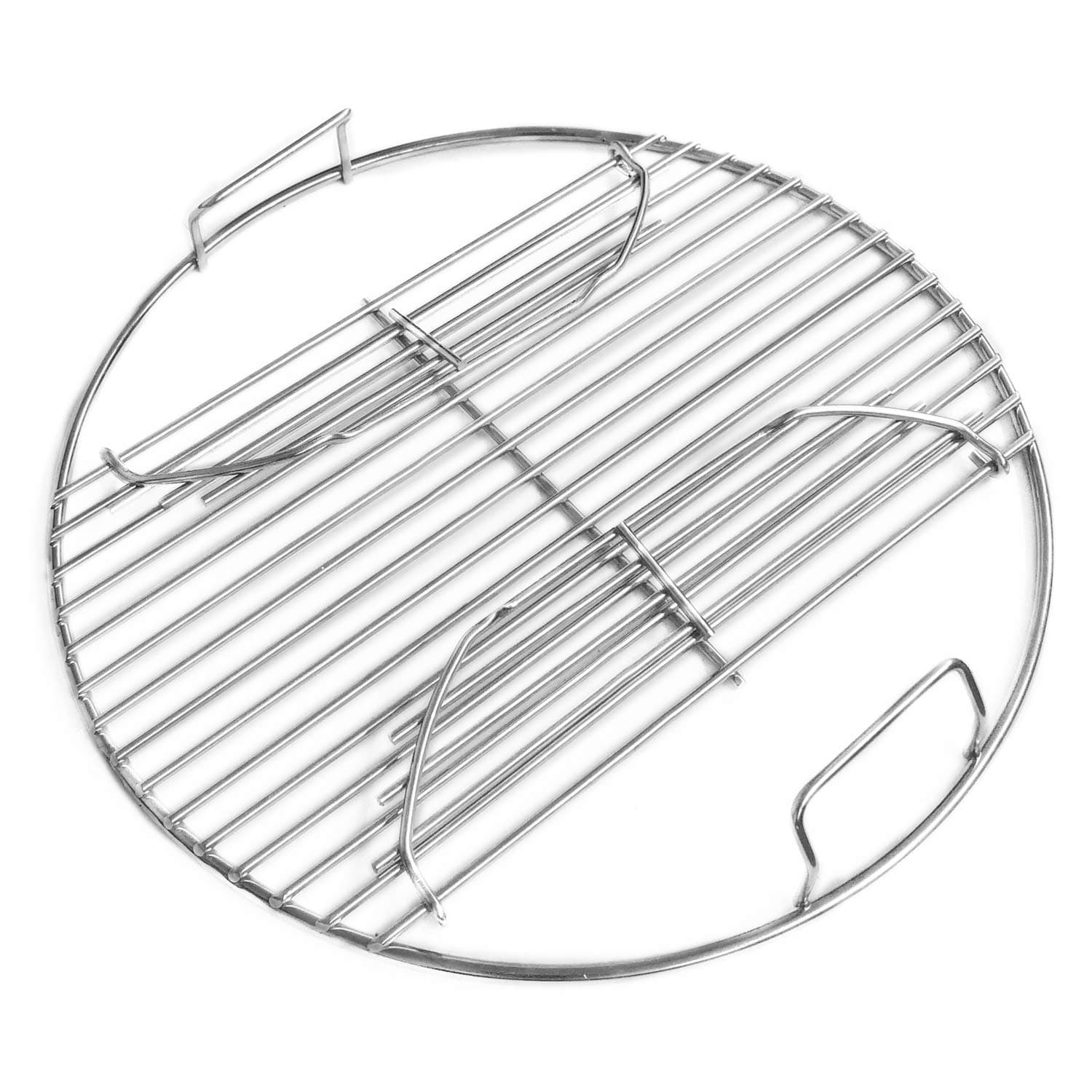 14 Inch 201 Stainless Steel Charcoal Grill Cooking Replacement Grate - for use in 14" Weber Smokey Joe - Cool Present for Him, Man Gift