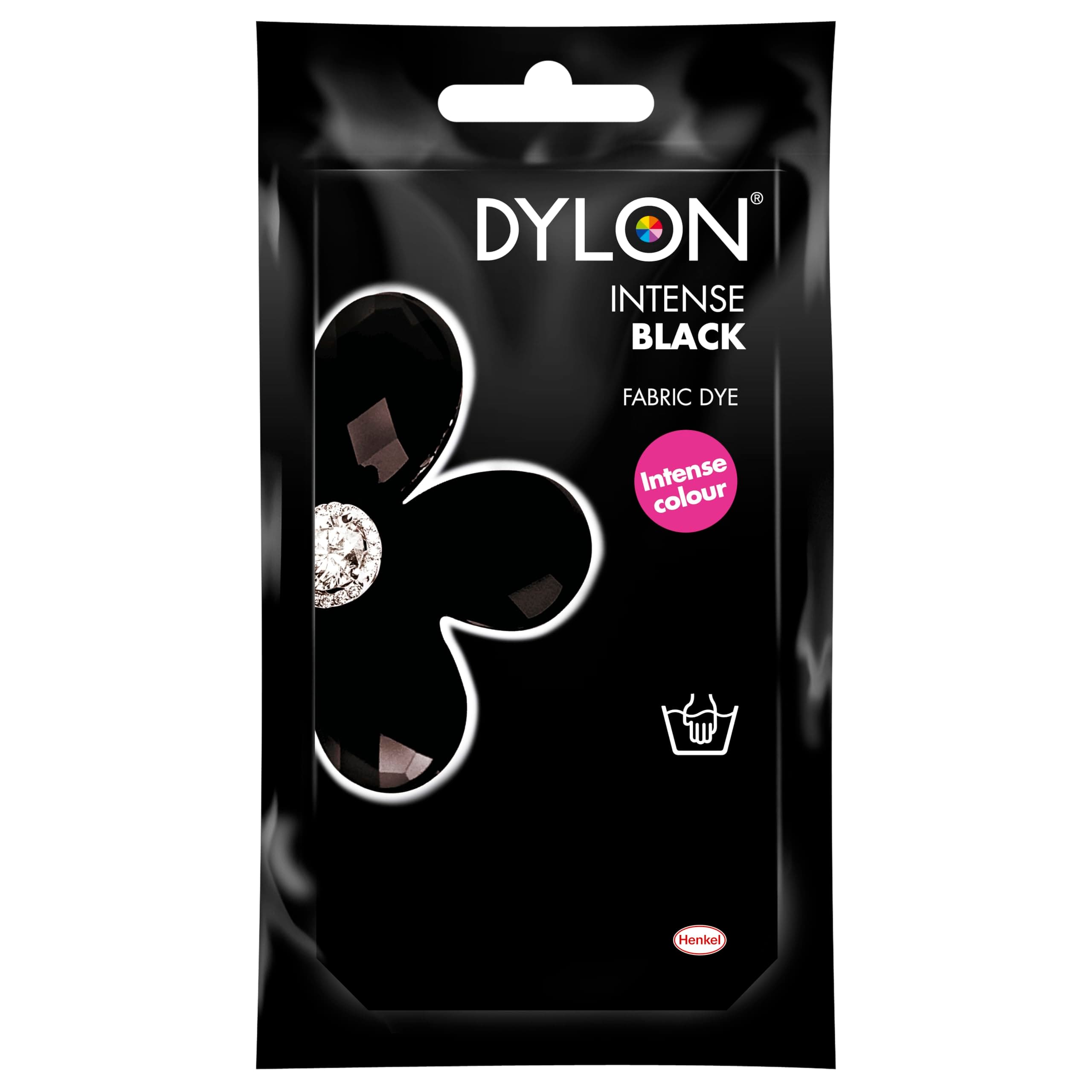 Hand Dye, Fabric Dye Sachet for Clothes, Soft Furnishings and Projects, 50 g - Intense Black