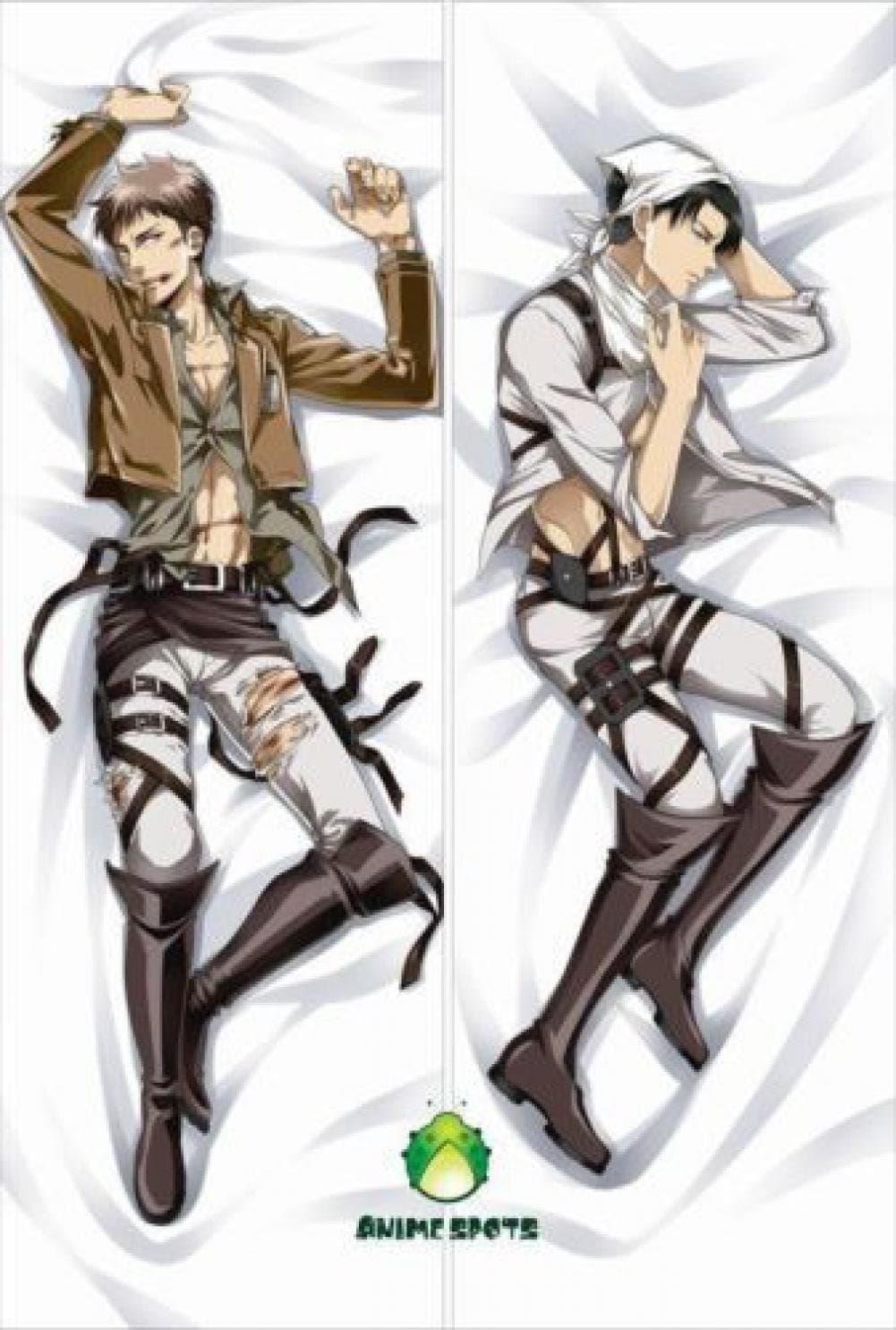 Drunk love Anime Dakimakura Pillow Case Jr010 Attack On Titan Levi Rivaille Jean Kirstein