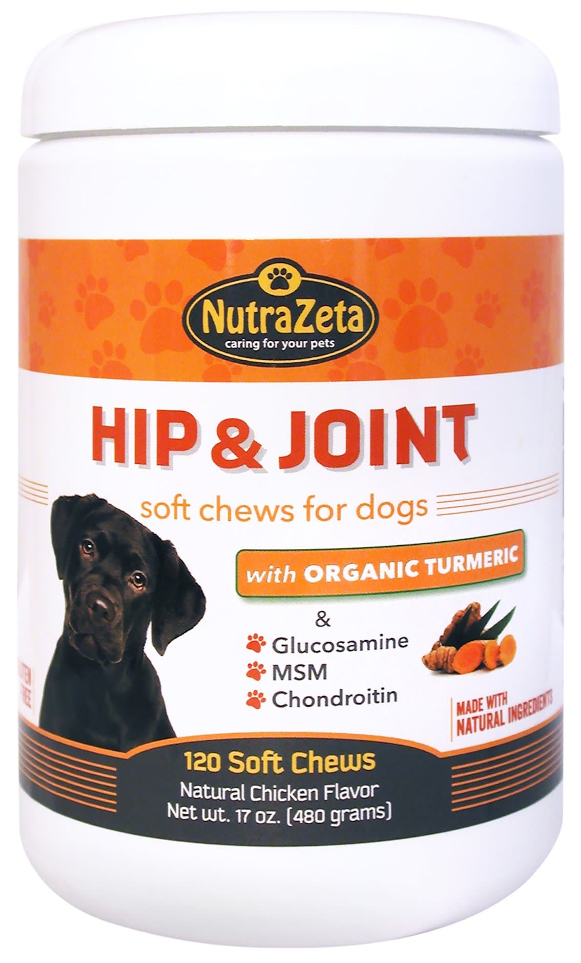 Advanced Glucosamine for dogs with Organic Turmeric, MSM, Chondroitin, Hip and Joint Supplement, Natural Anti-Inflammatory, Arthritis Pain Relief, Helps Mobility & Hip Dysplasia, 120 soft chew treats